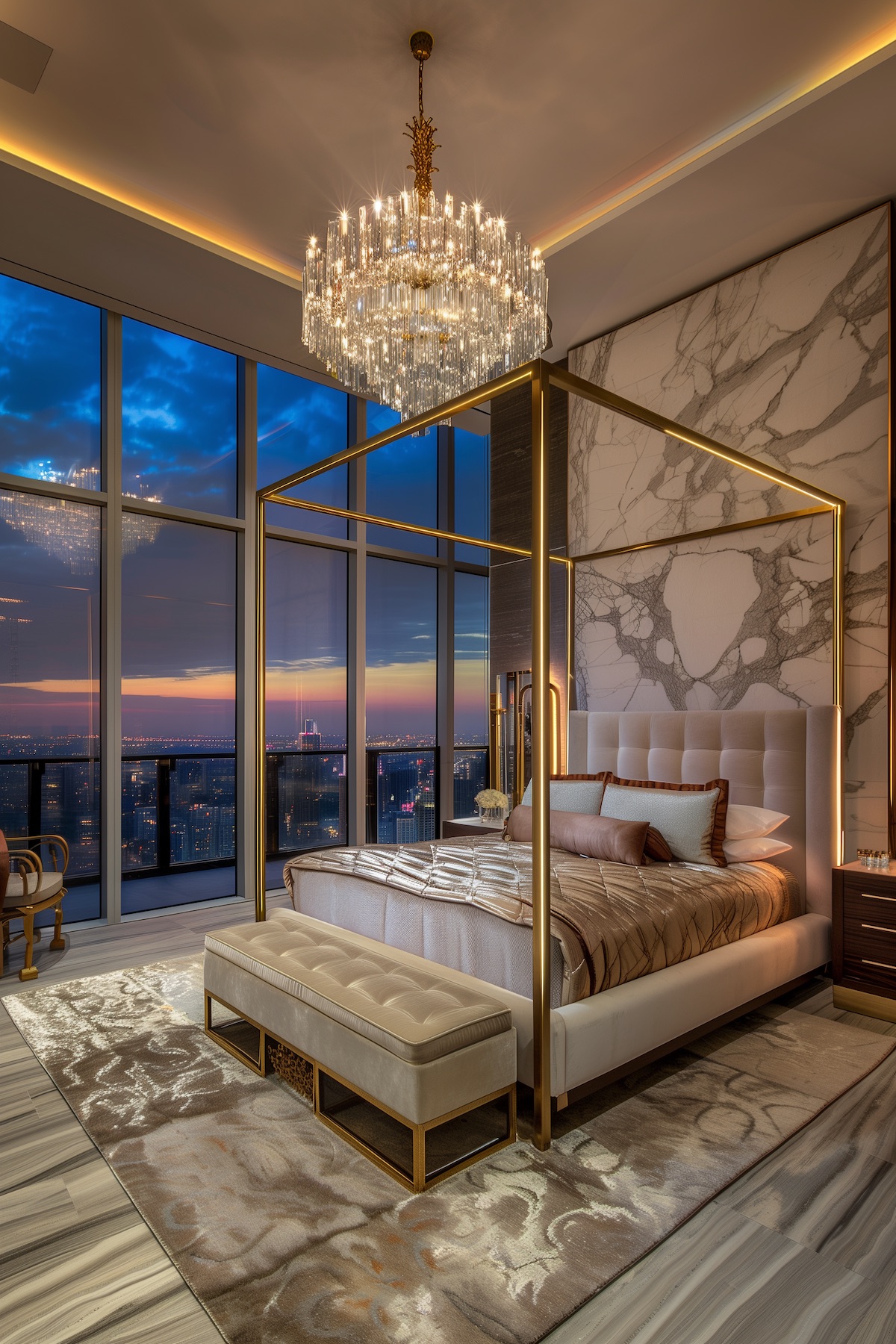 Ultra luxurious master bedroom opulent decor