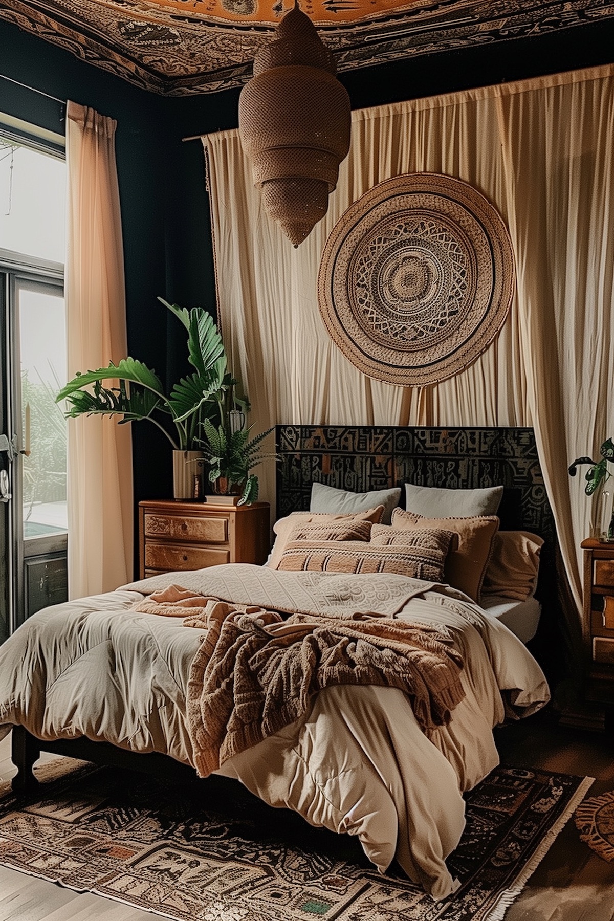bohemian luxury bedroom decor