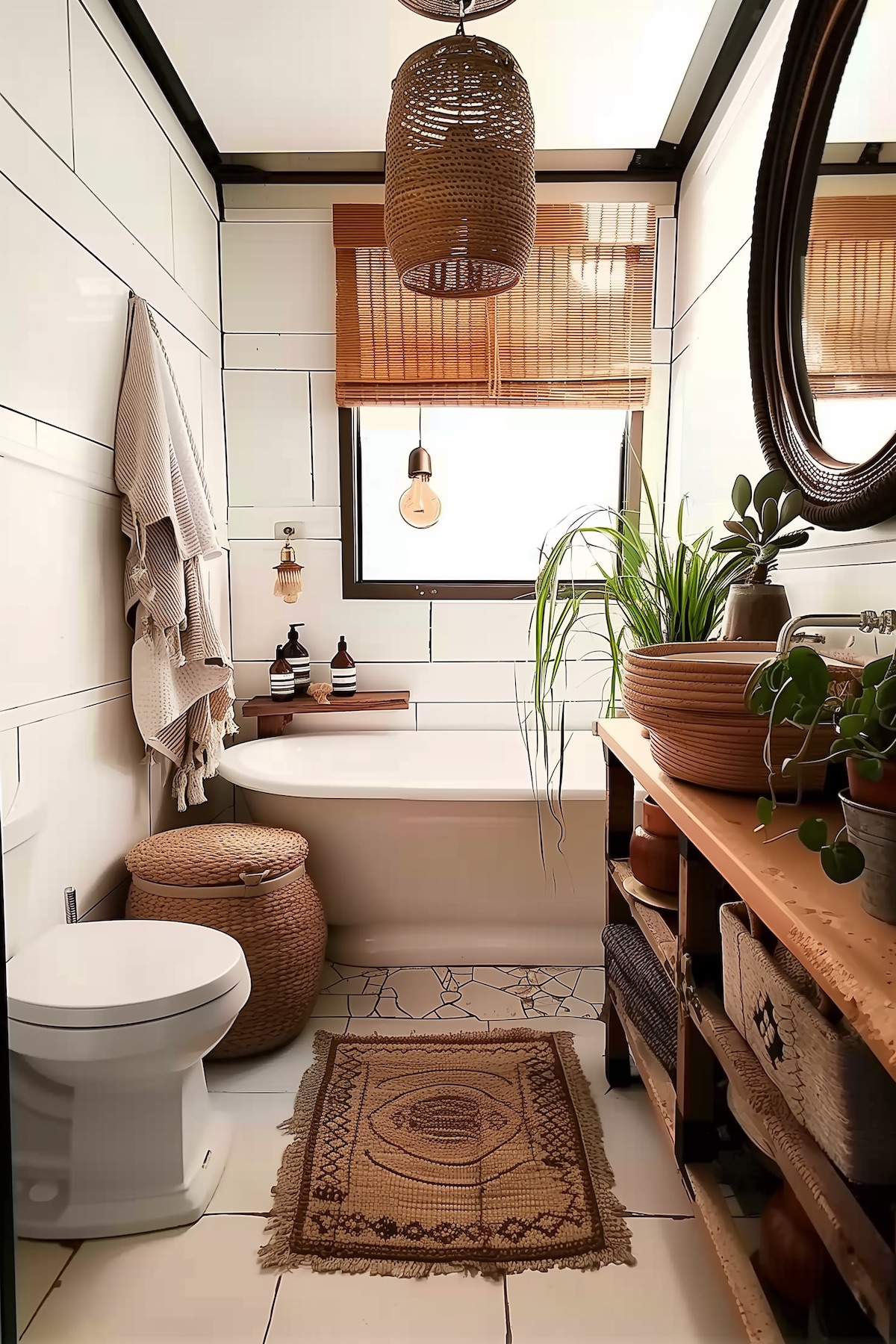 boho bathroom decor diy