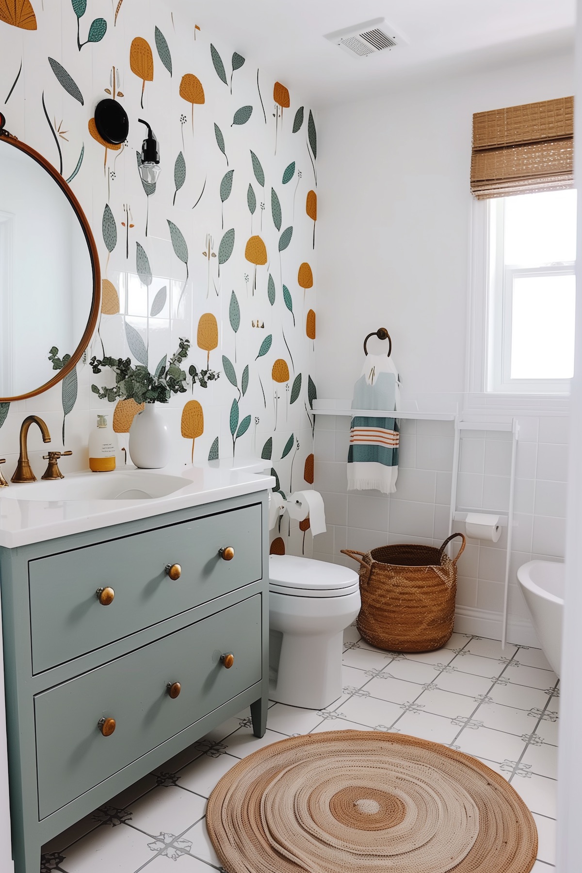 boho bathroom decor for kid