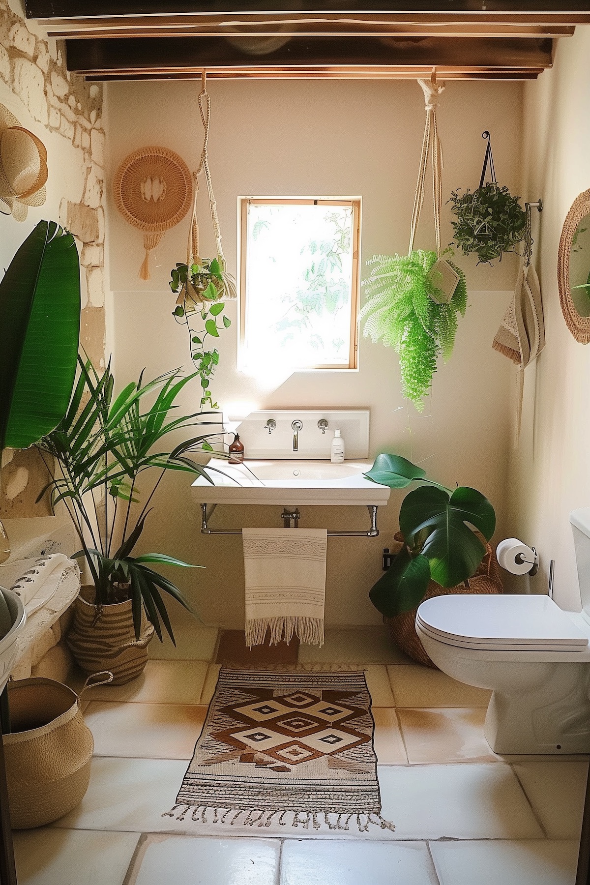 boho bathroom decor simple