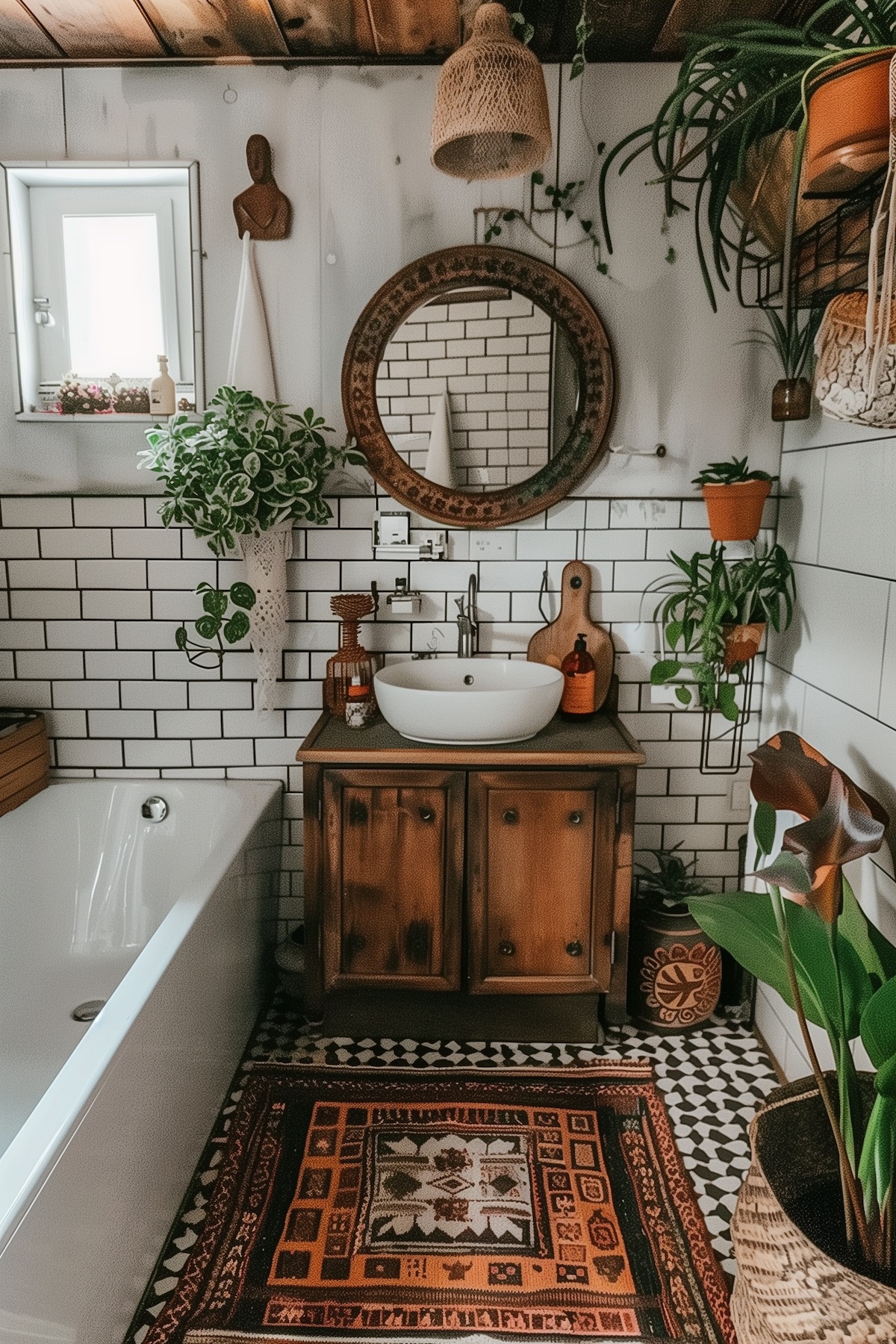 boho bathroom decor small