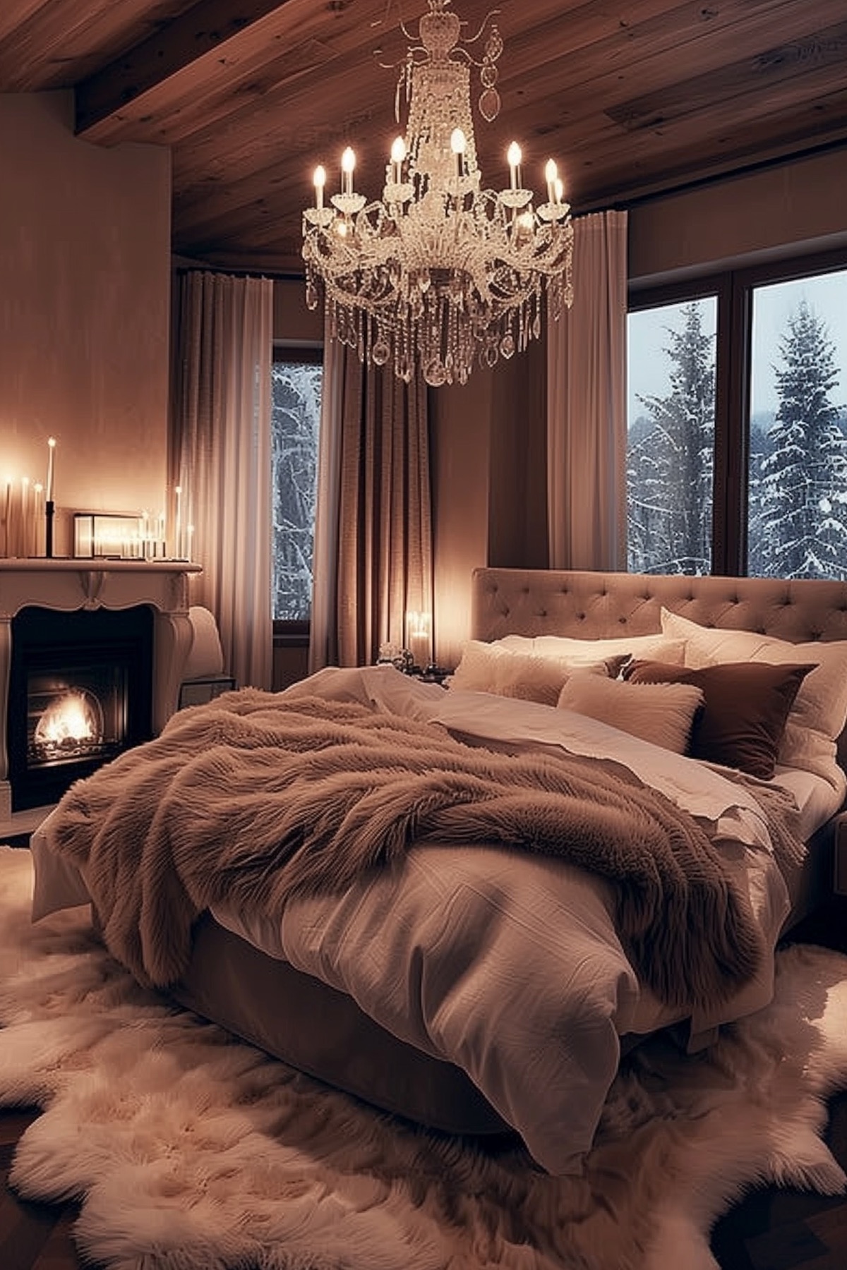 cozy luxurious bedroom idea