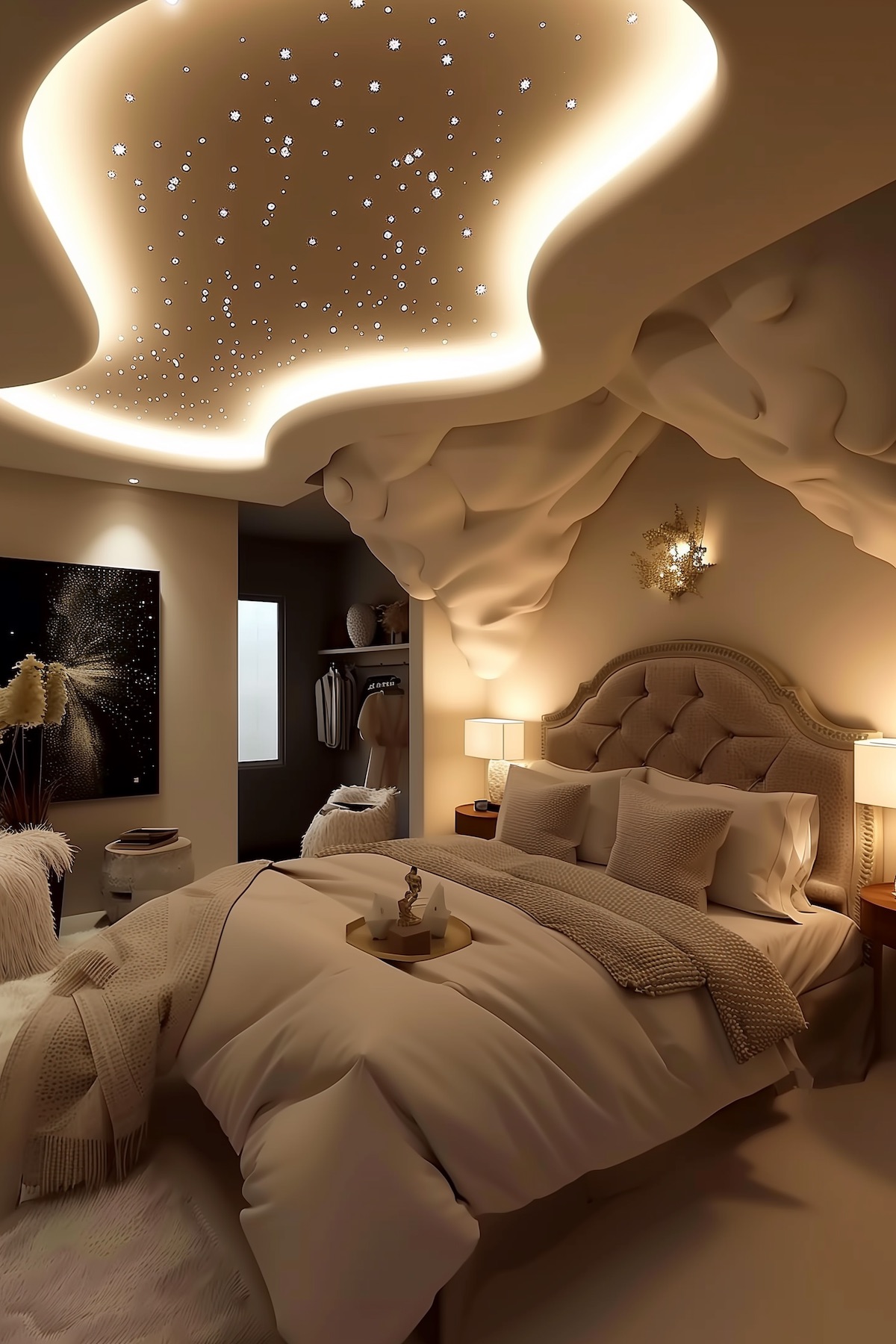 cozy luxurious bedroom idea