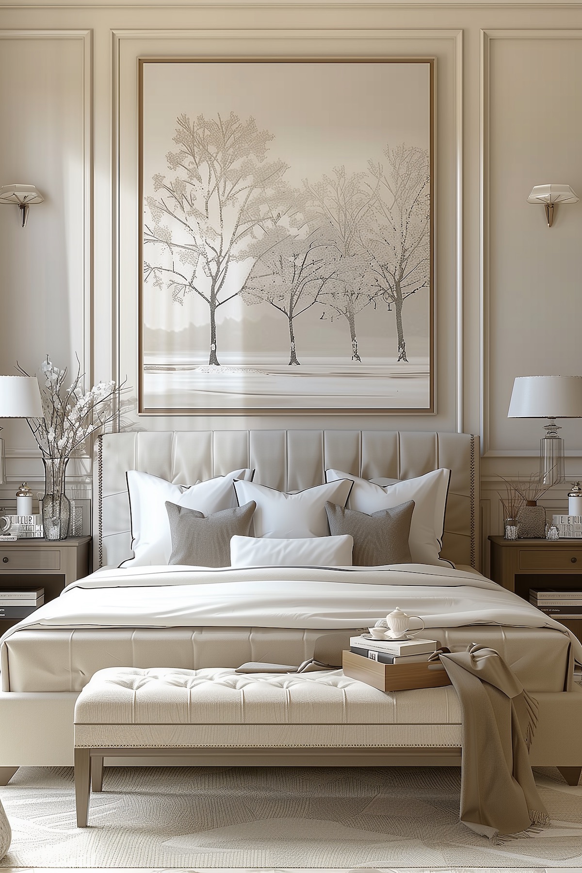 luxurious classical bedroom
