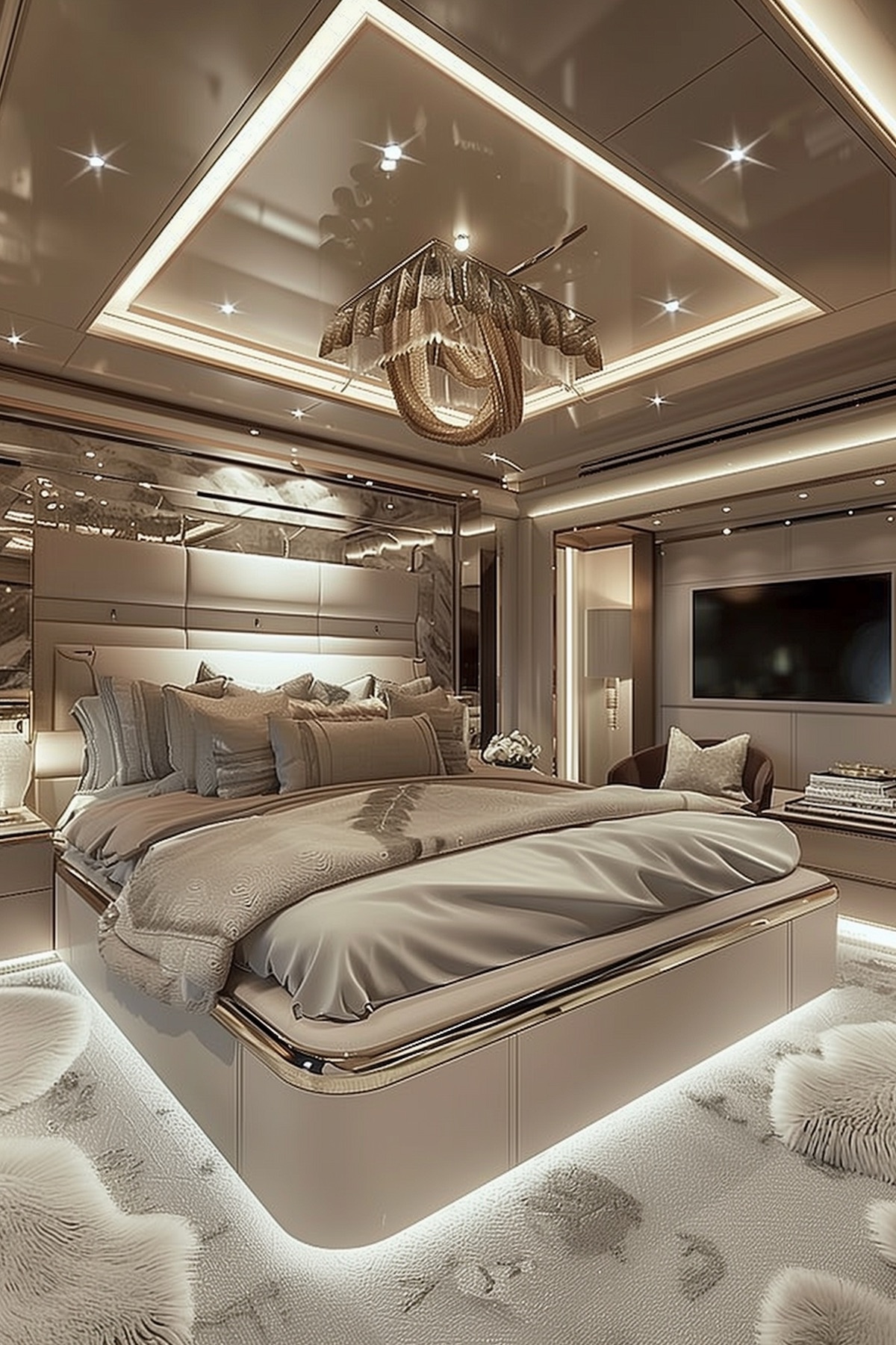 luxurious king bedroom design