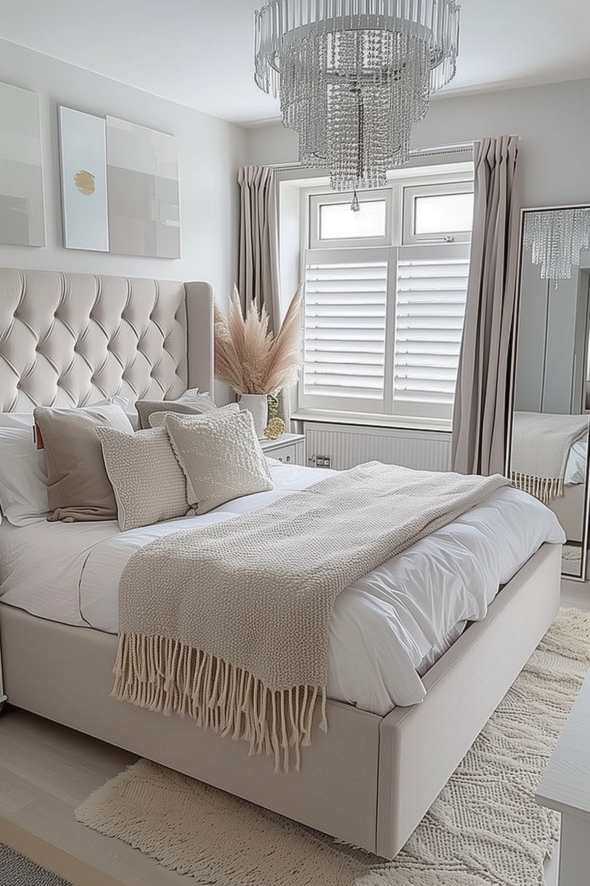 luxurious small bedroom idea