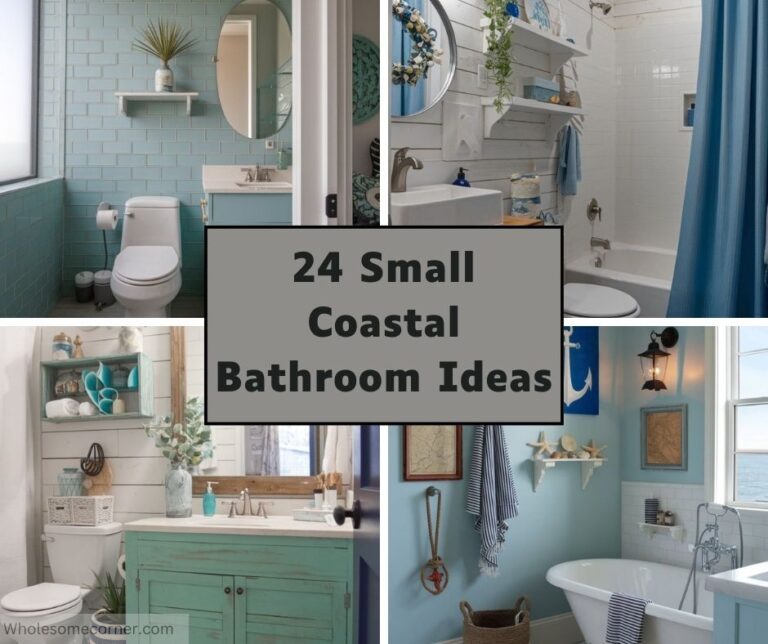 24 Small Coastal Bathroom Ideas (1)