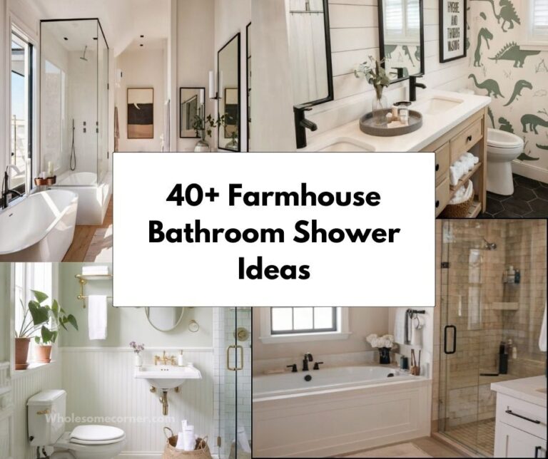 40+ Farmhouse Bathroom Shower Ideas