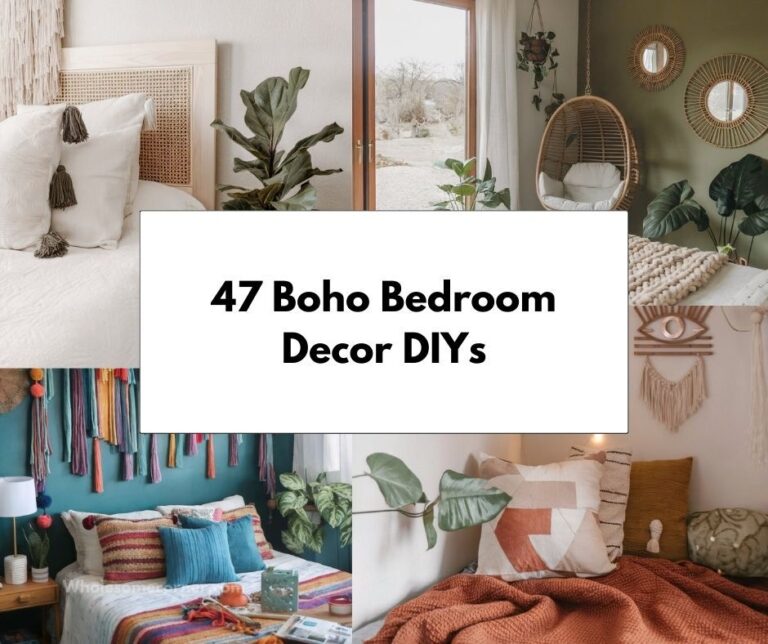 47 Boho Bedroom Decor DIY