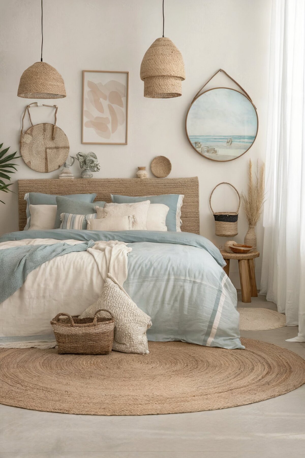 Boho bedroom decor diy coastal.(1)