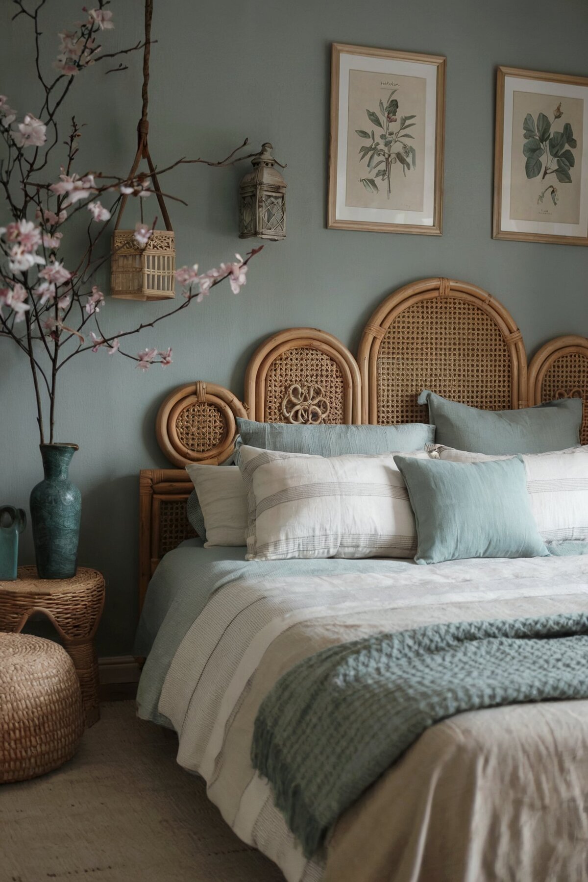 Boho bedroom decor diy glam(1)