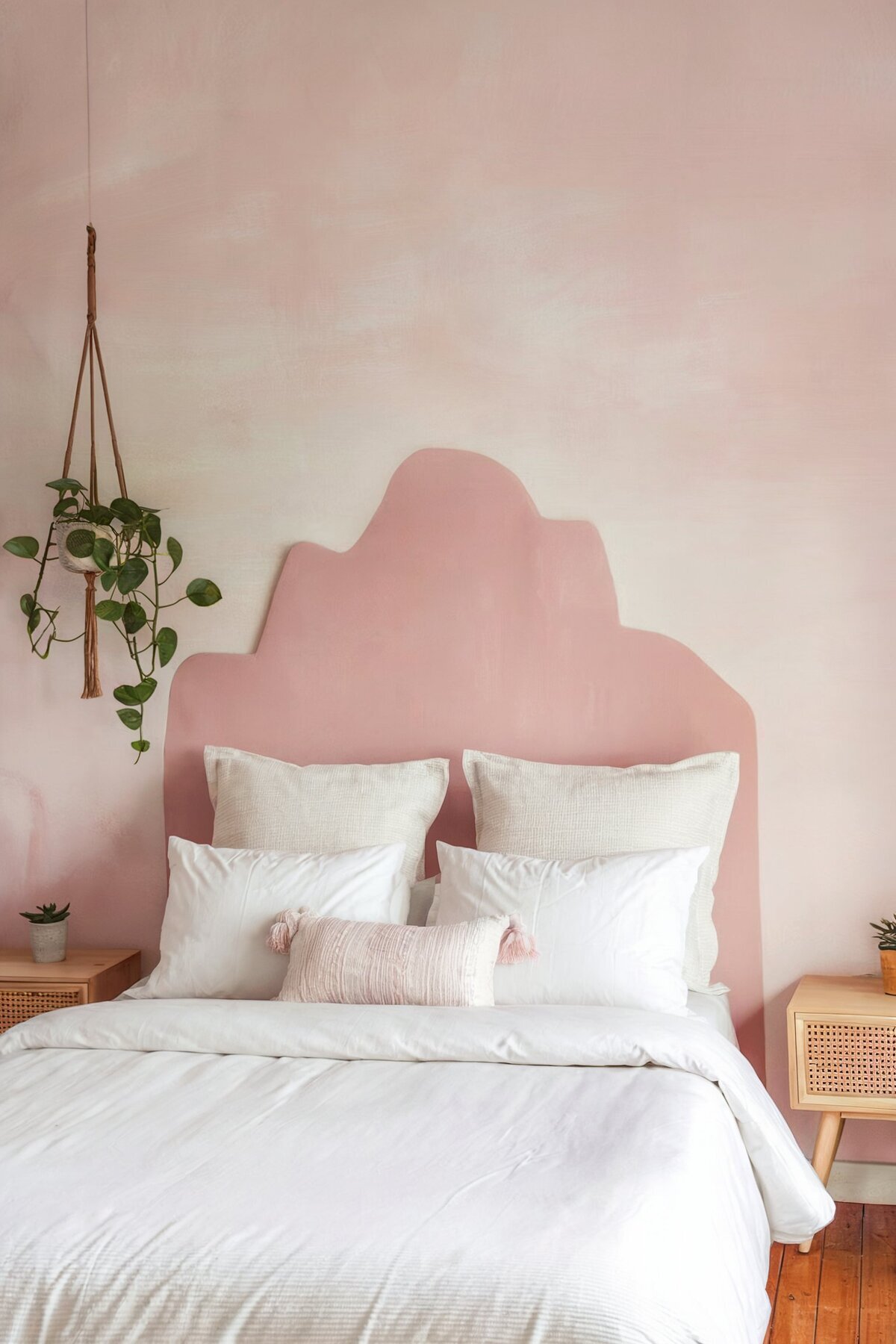 Boho bedroom decor diy mural artwork(1)