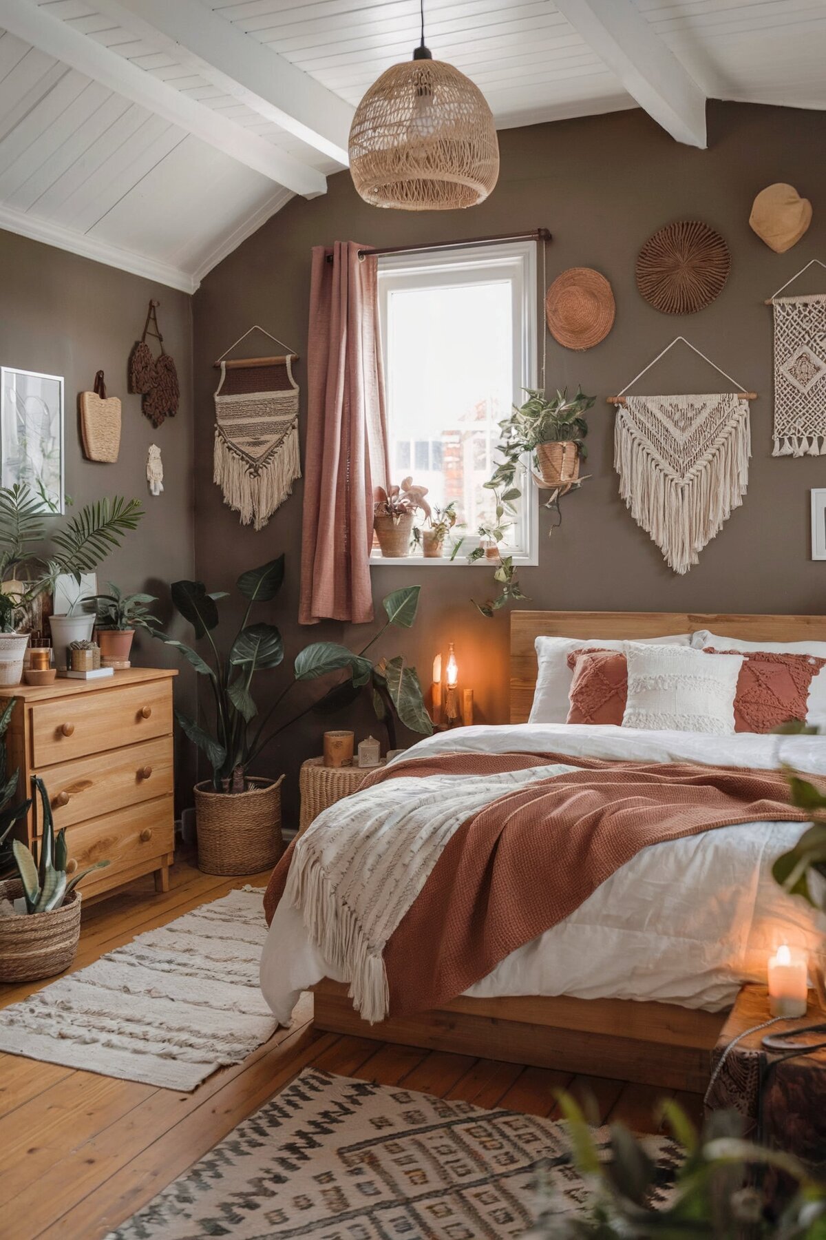 Boho bedroom decor diy rustic(1)