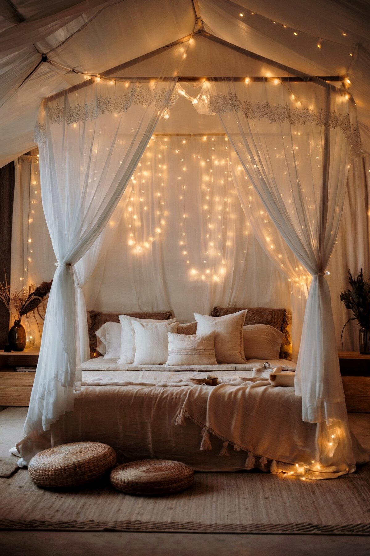 Boho bedroom decor diy string light(1)