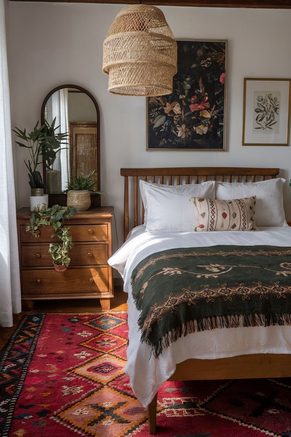 Cheap Boho Bedroom Decor Idea (1)