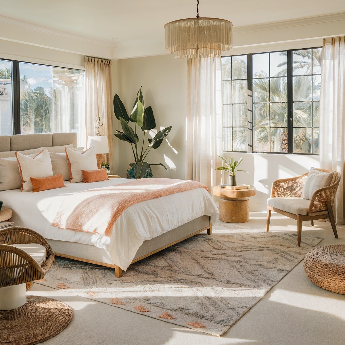 Cozy Modern Boho Bedroom Idea