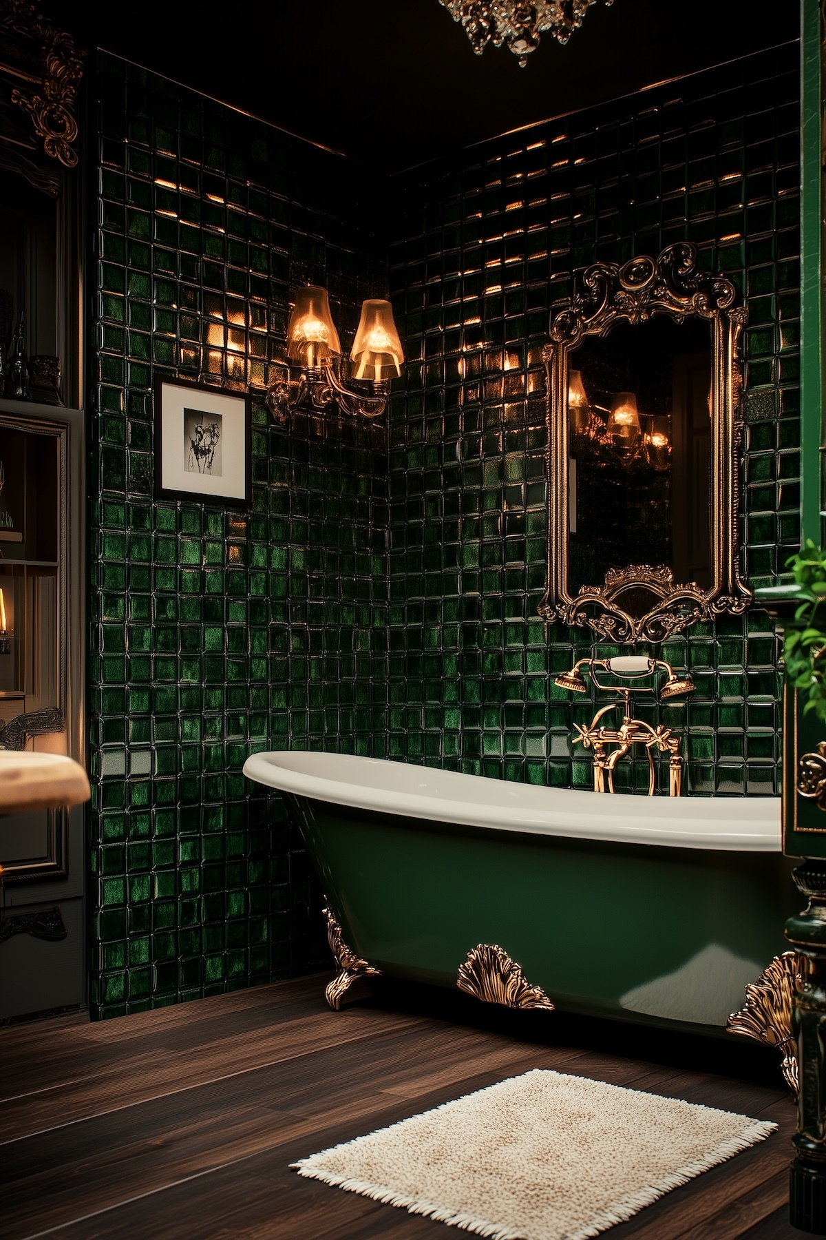 European eclectic bathroom