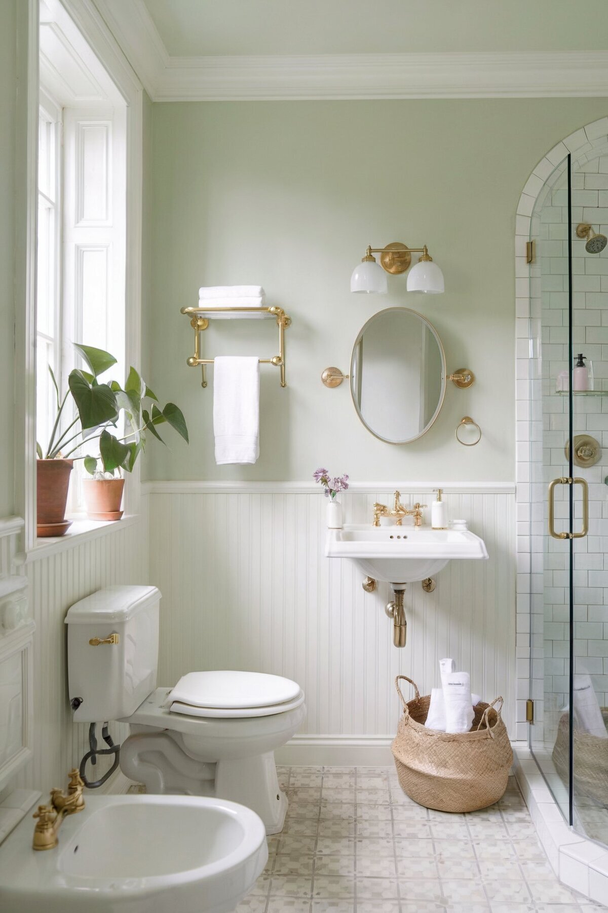 Farmhouse Bathroom Shower Ideas small and elegant