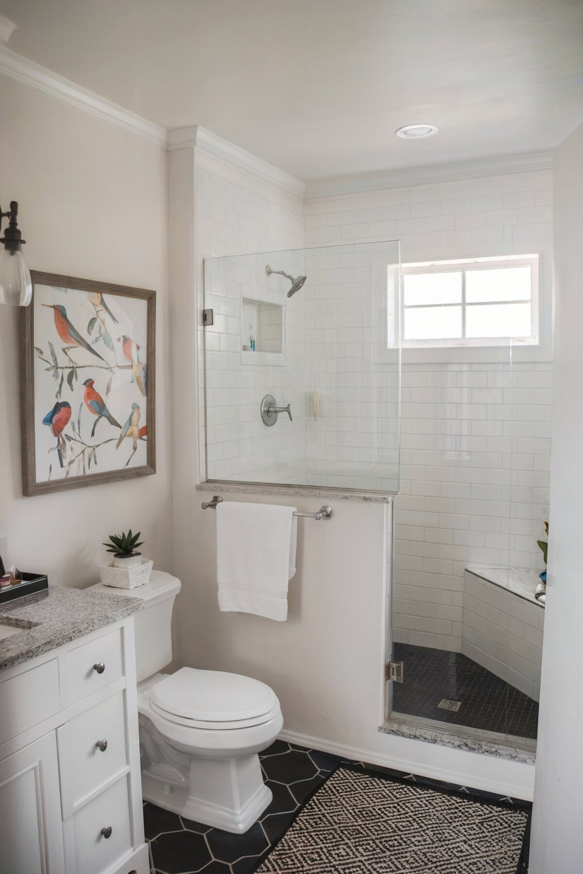 Farmhouse Bathroom Shower Ideas very small