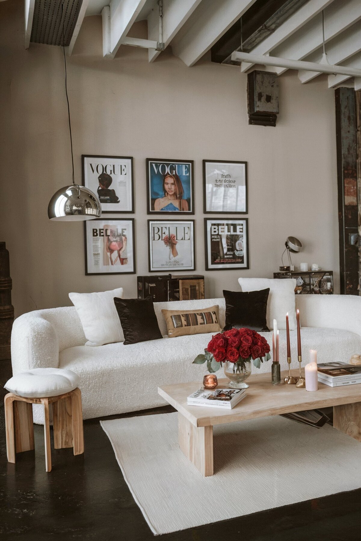 Minimalist living room ideas girl apartment1