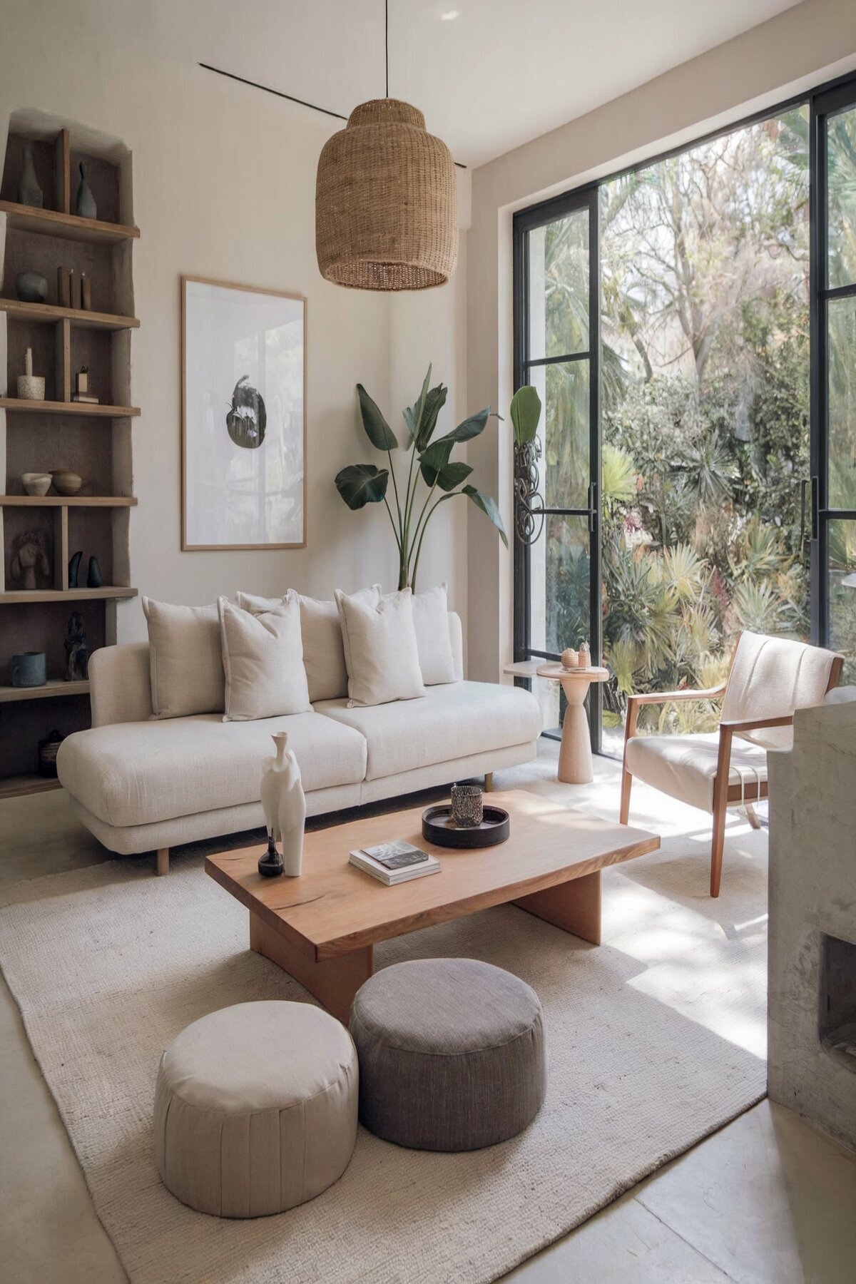 Minimalist living room ideas modern japandi