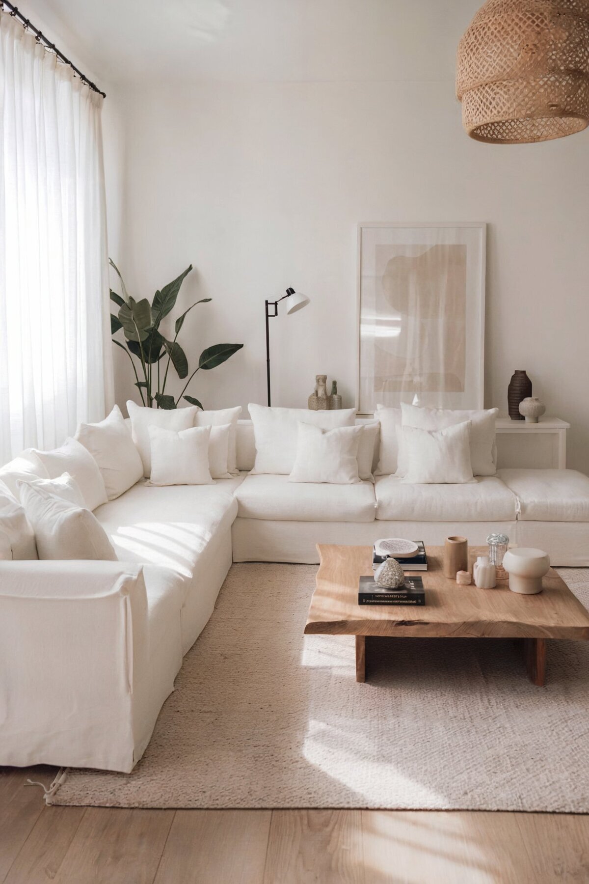 Minimalist living room ideas white
