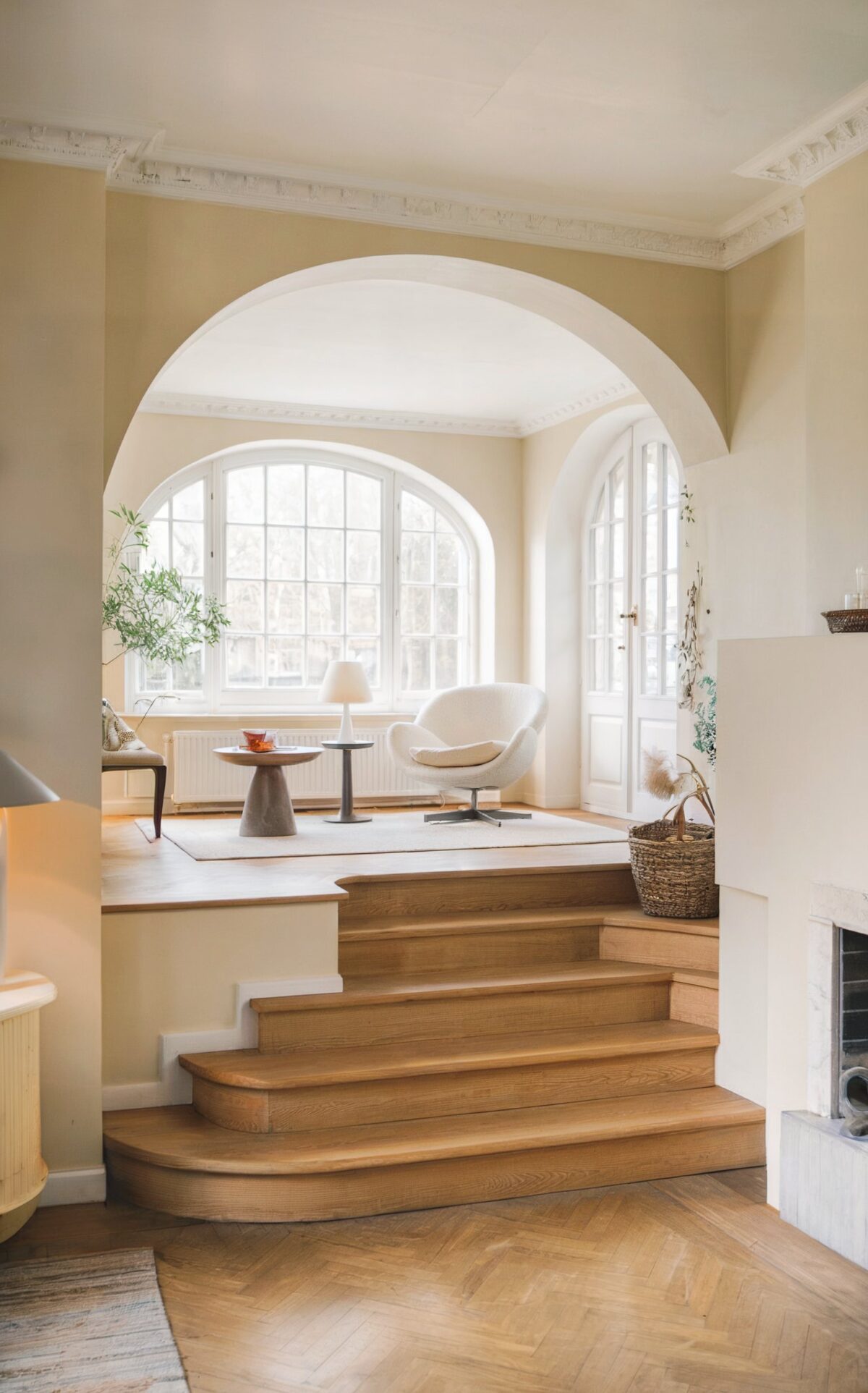 Modern Living Room Decor with 3D Wall Art