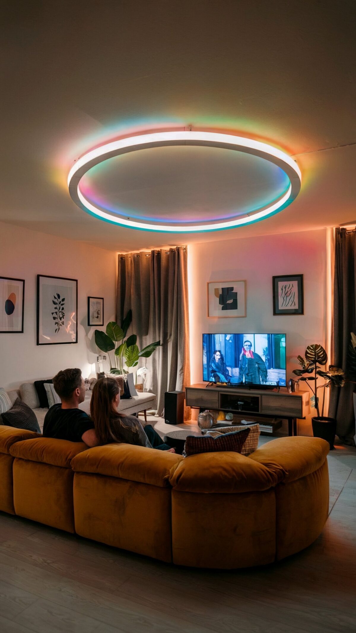 Modern Living Room Ideas with Red Accents