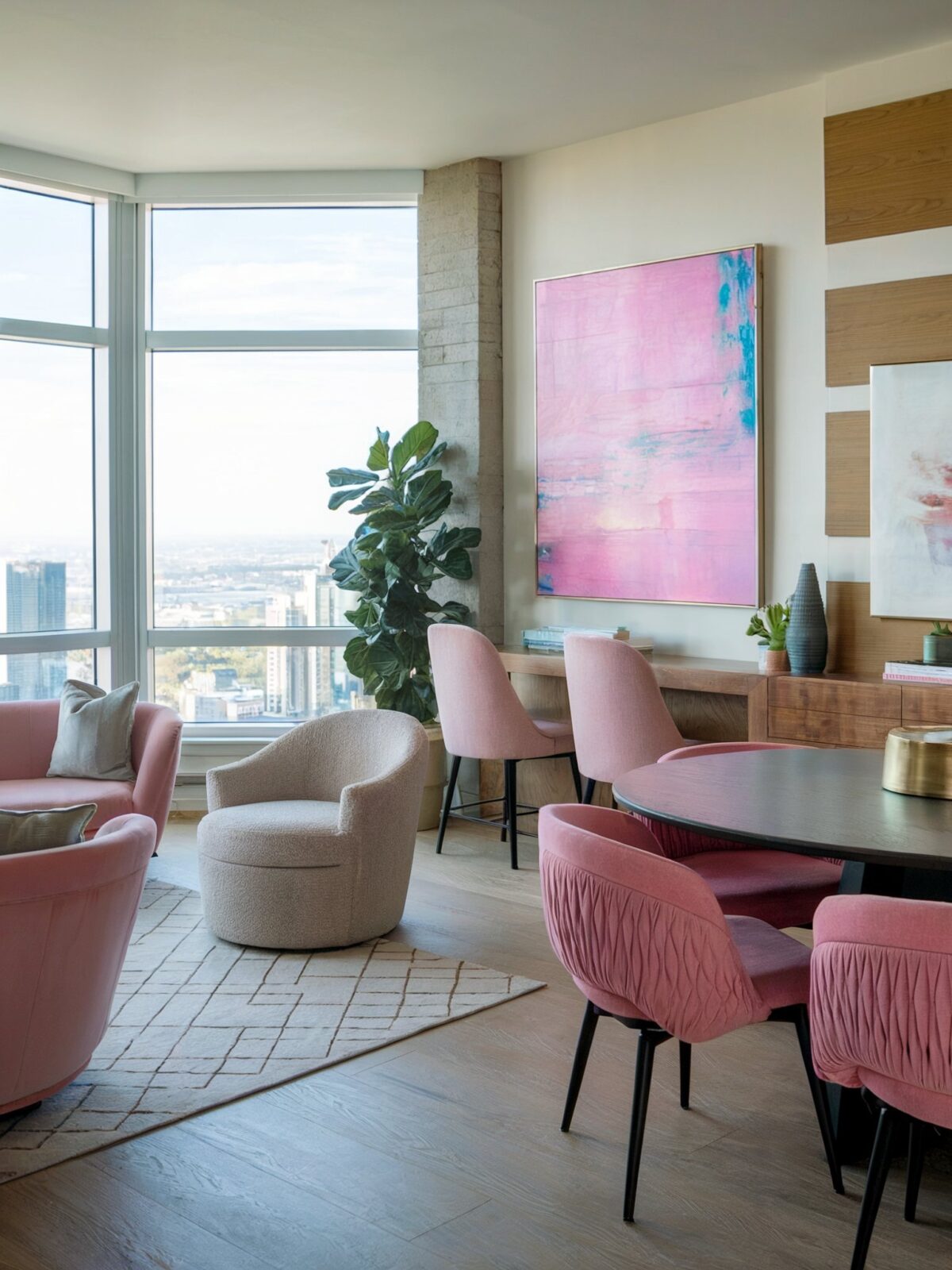 Modern Living Room Ideas with a Pop of Color