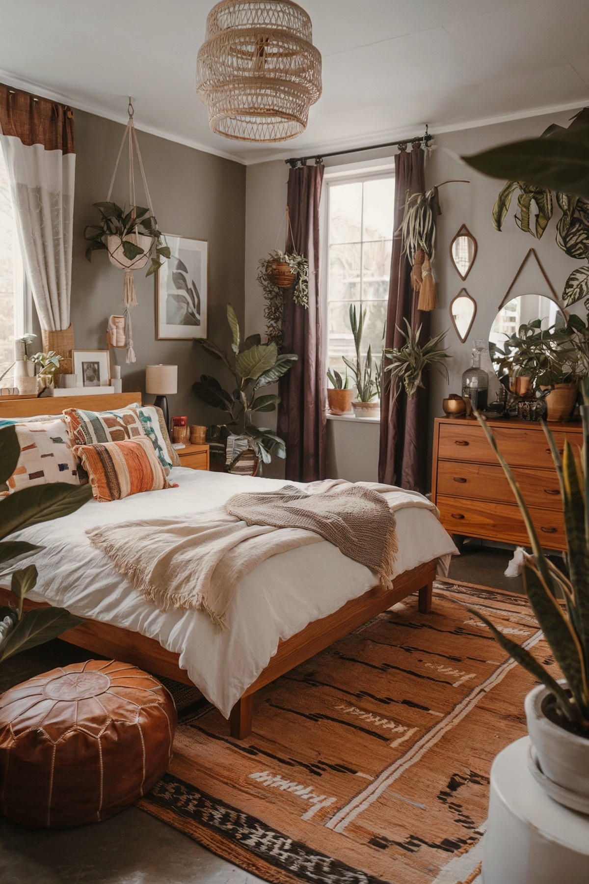Rusty Boho Bedroom Idea