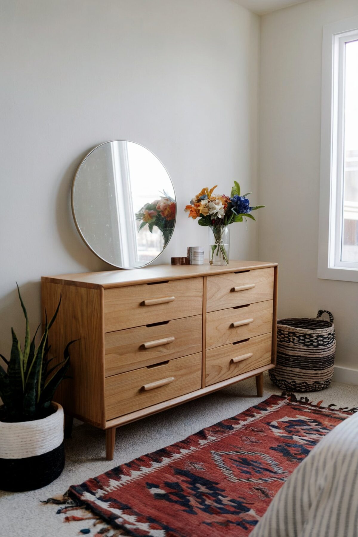 a boho dresser for bedroom