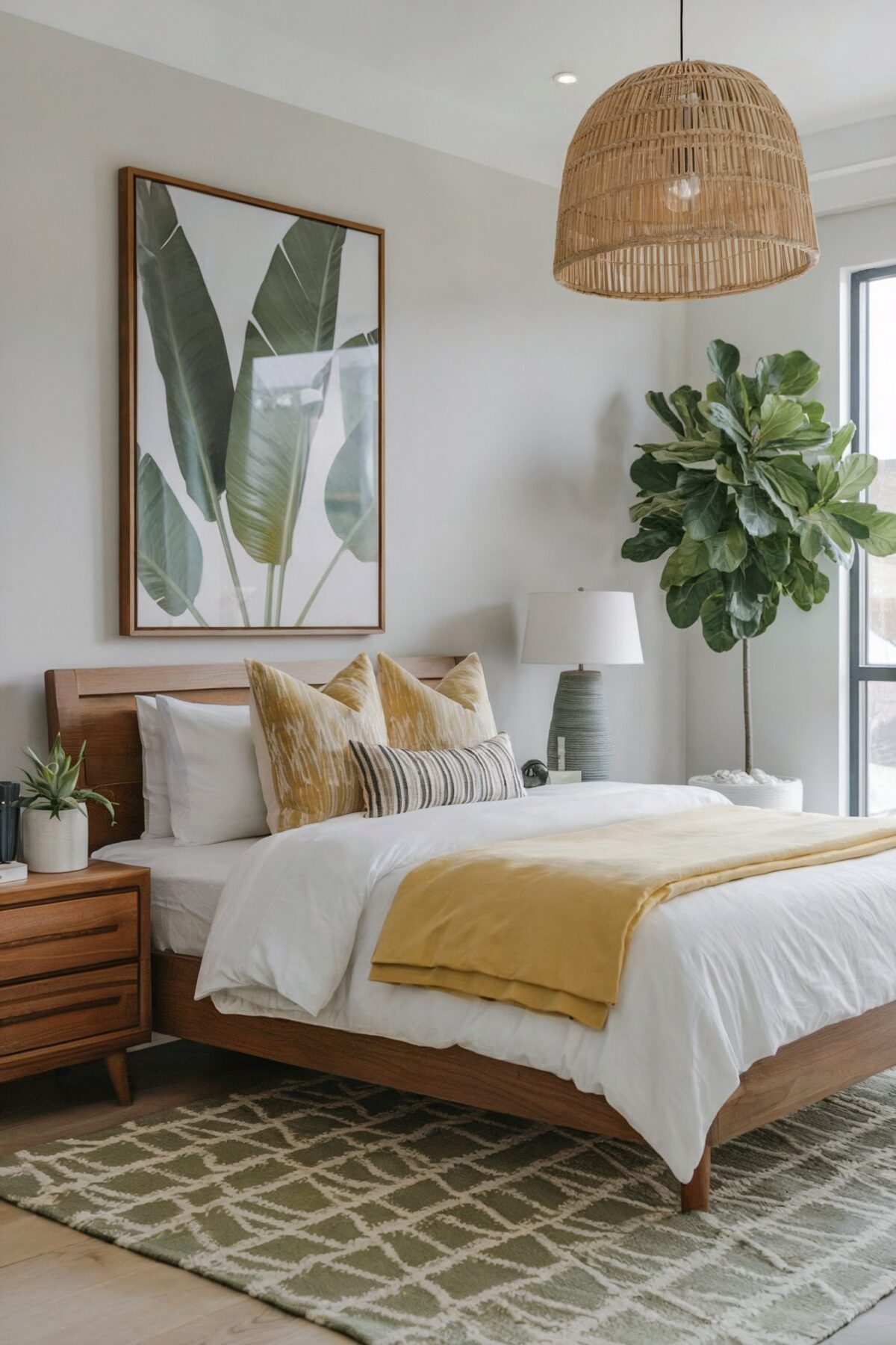 a minimalist boho bedroom furniture