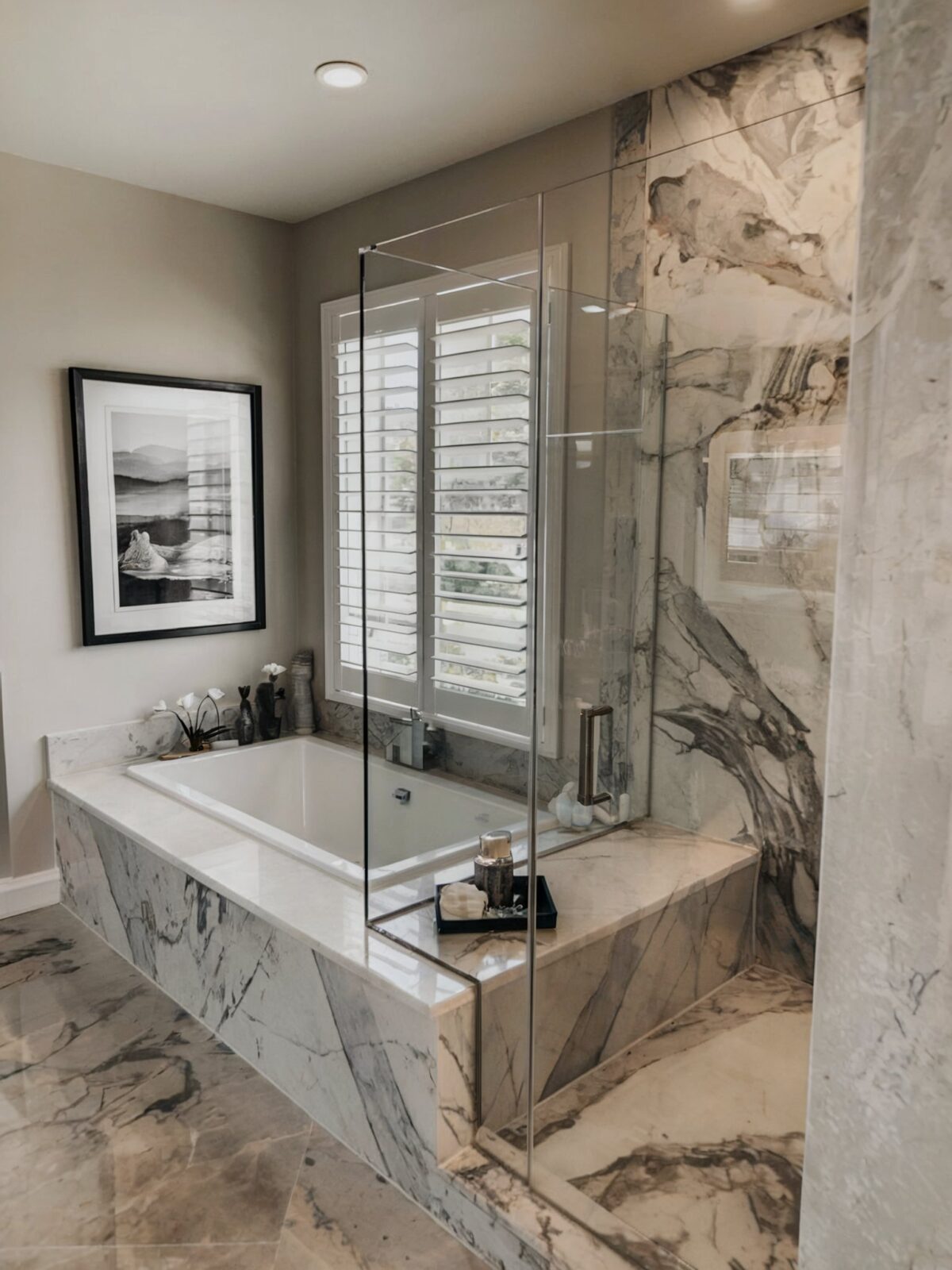 bathroom tub decor ideas modern small marble elegant luxurious