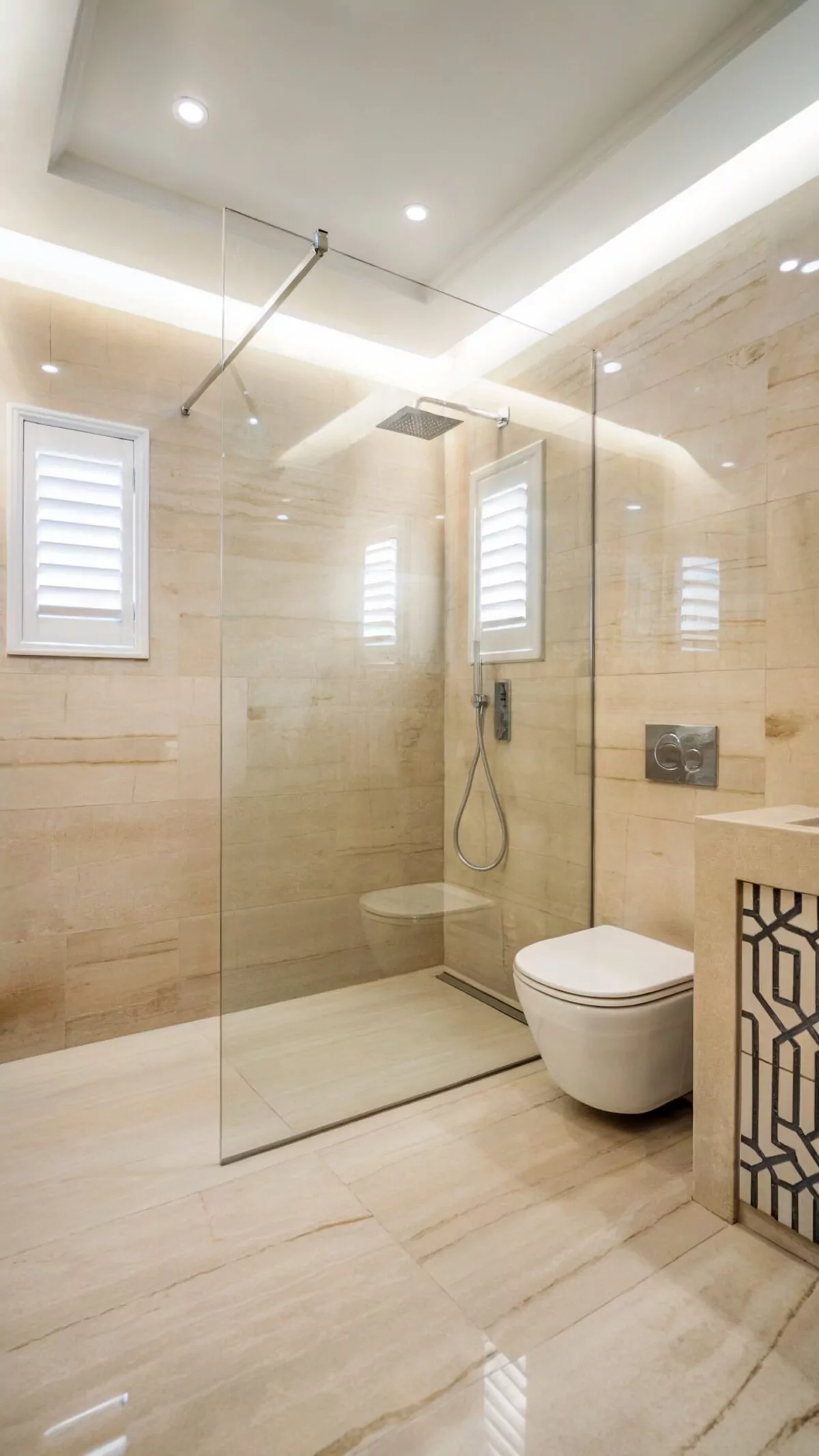 beige tile bathroom ideas modern luxury a predominantly beige and white color scheme from floor to ceiling