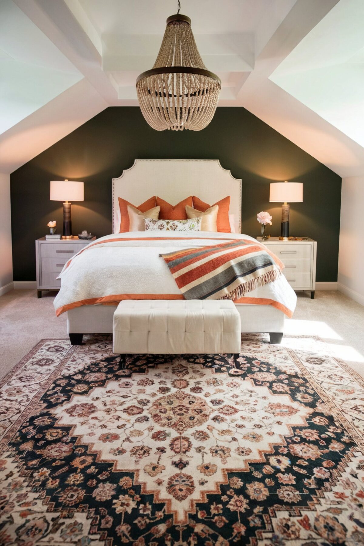 bohemian mix and match bedroom furniture design