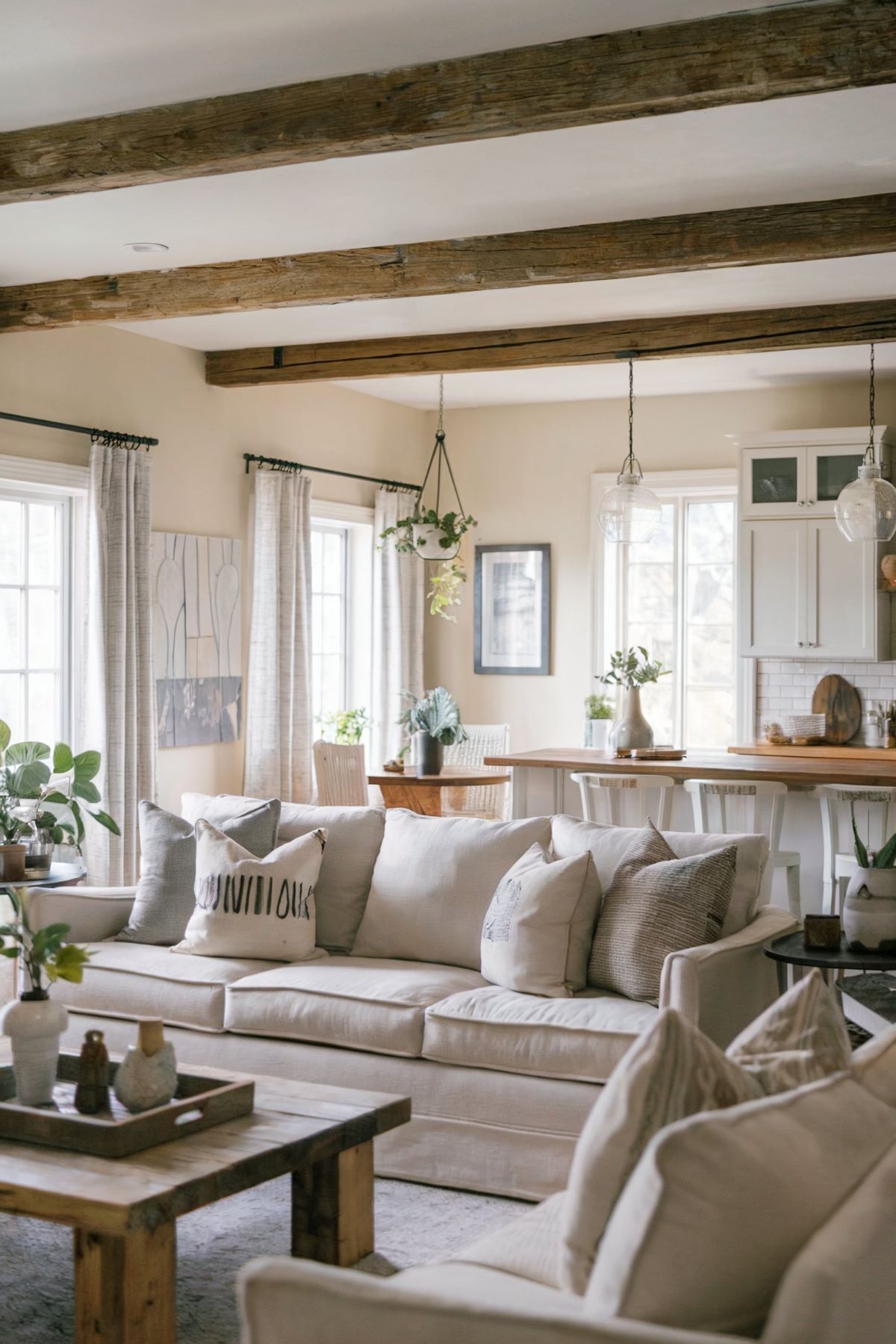boho living room decor neutral
