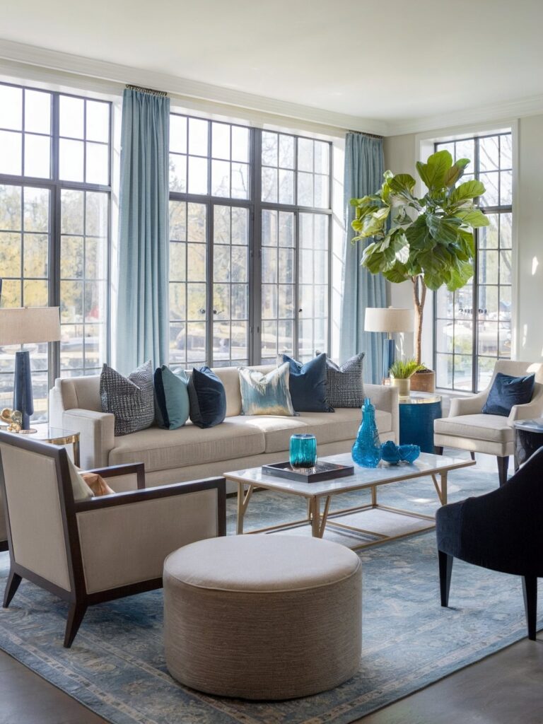 comtemporary luxury living room