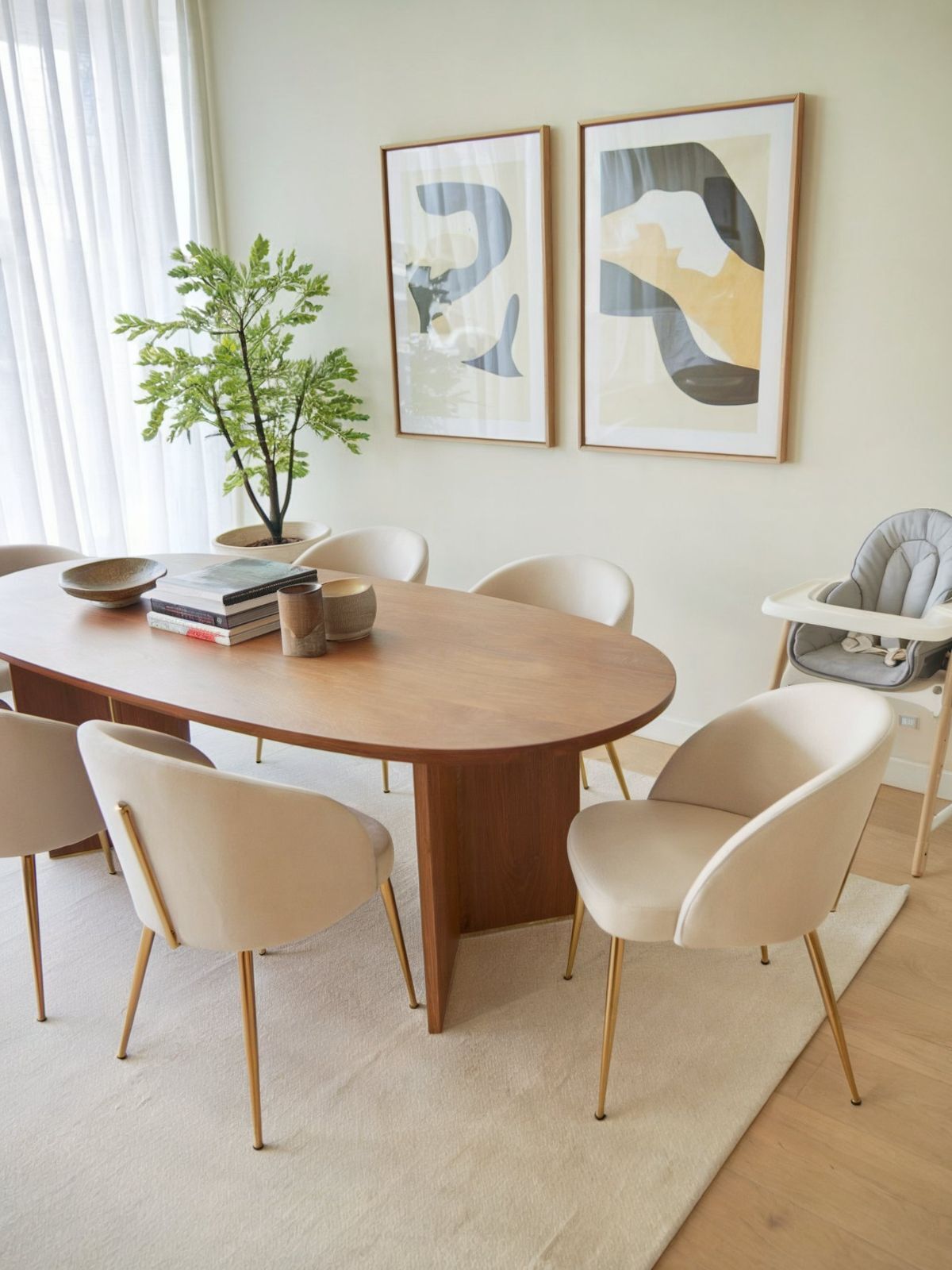 dining room ideas small modern white chair long table