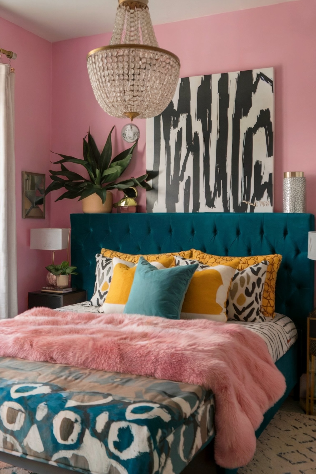 eclectic maximalism decor bedroom