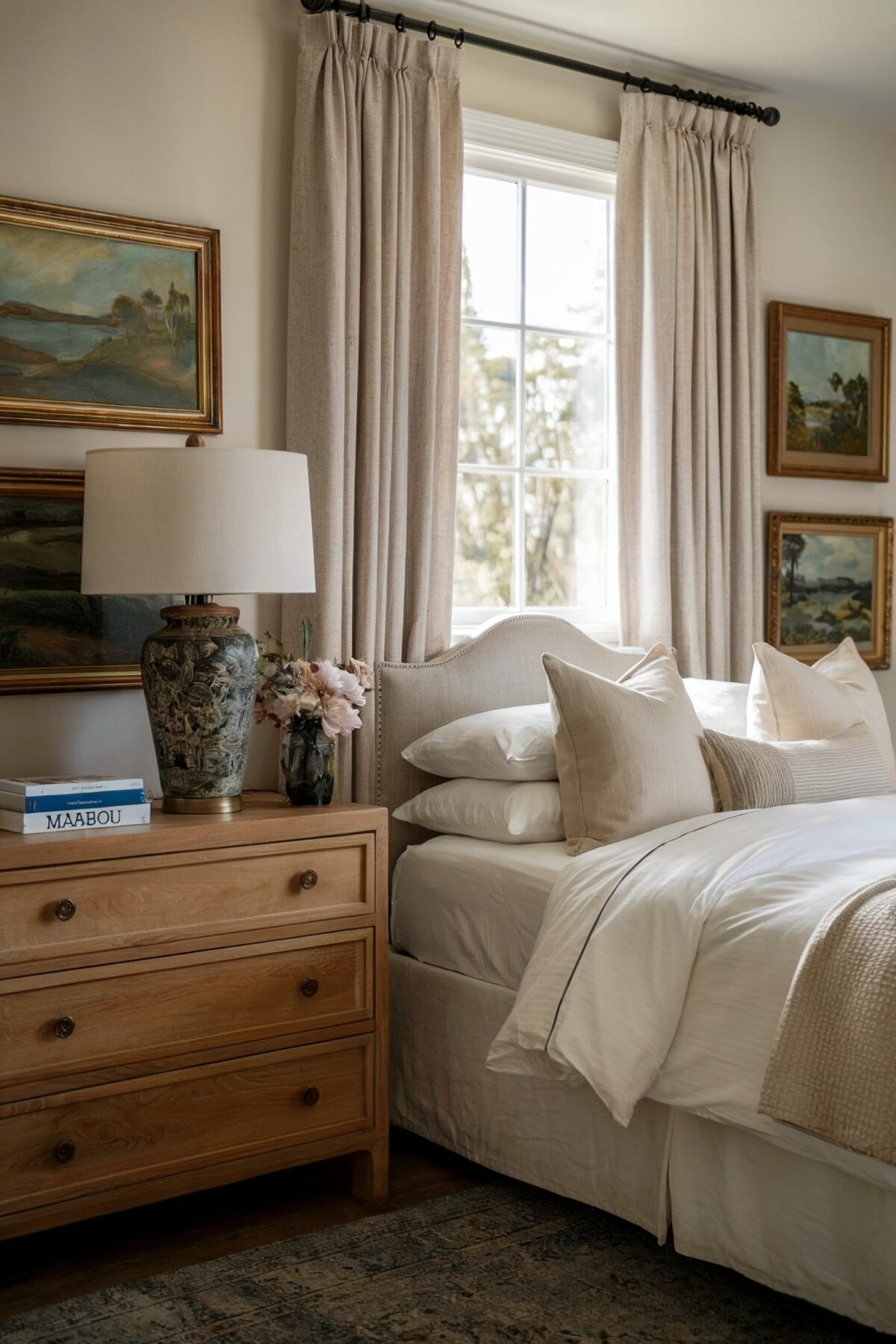 farmhouse bedroom simple design
