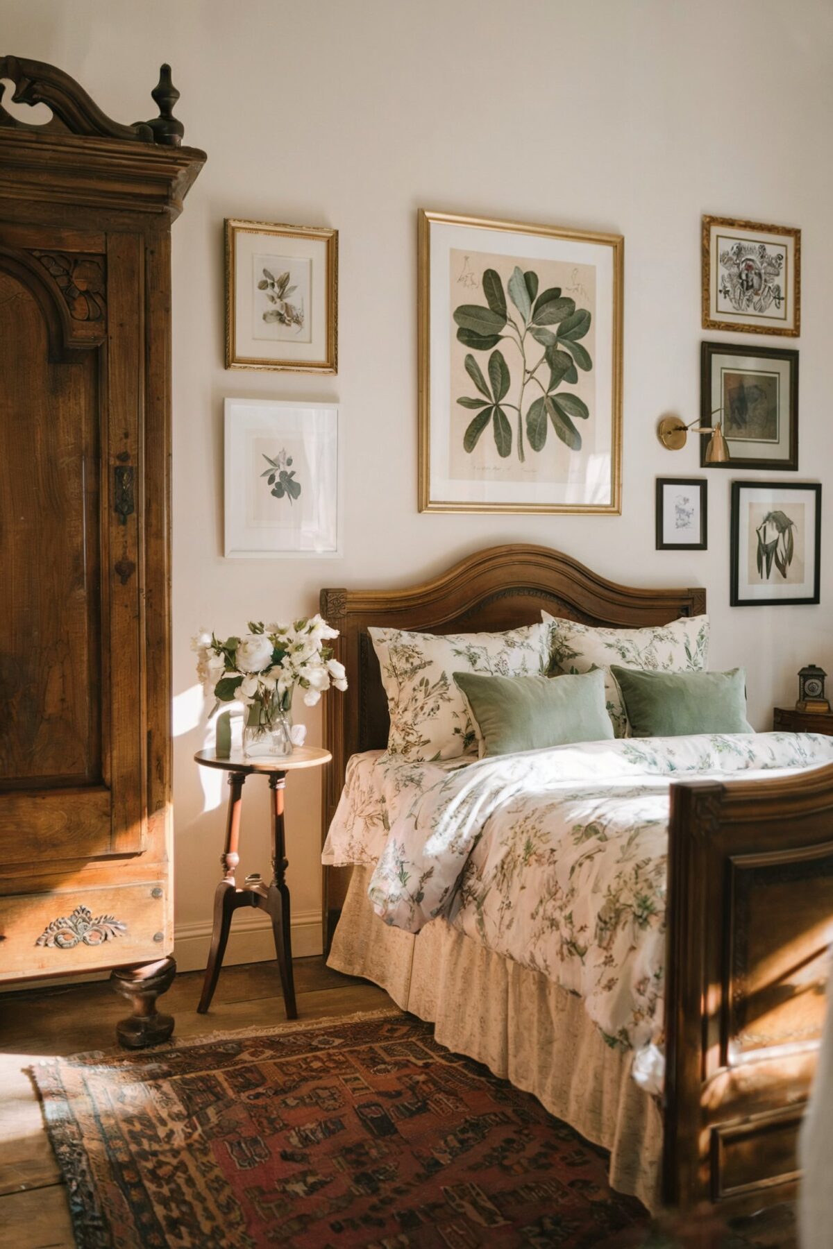 farmhouse bedroom vintage design