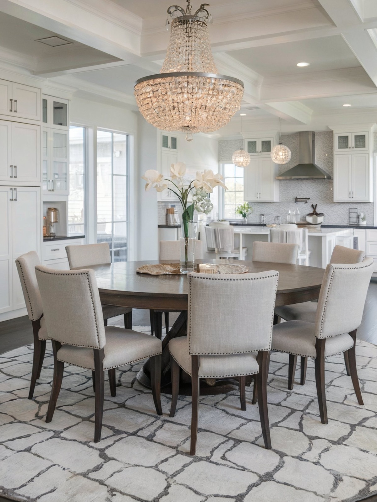 farmhouse dining room ideas round table