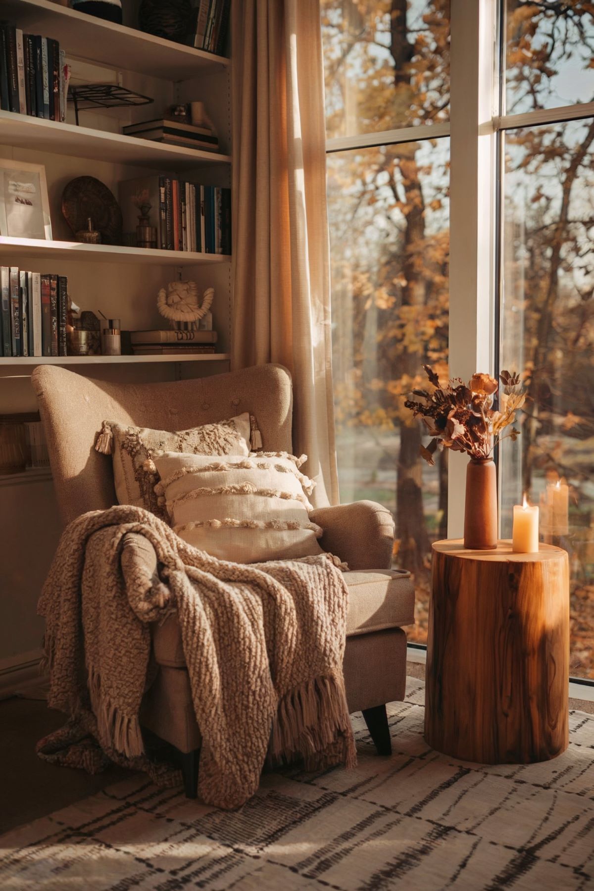 farmhouse living room decor cozy