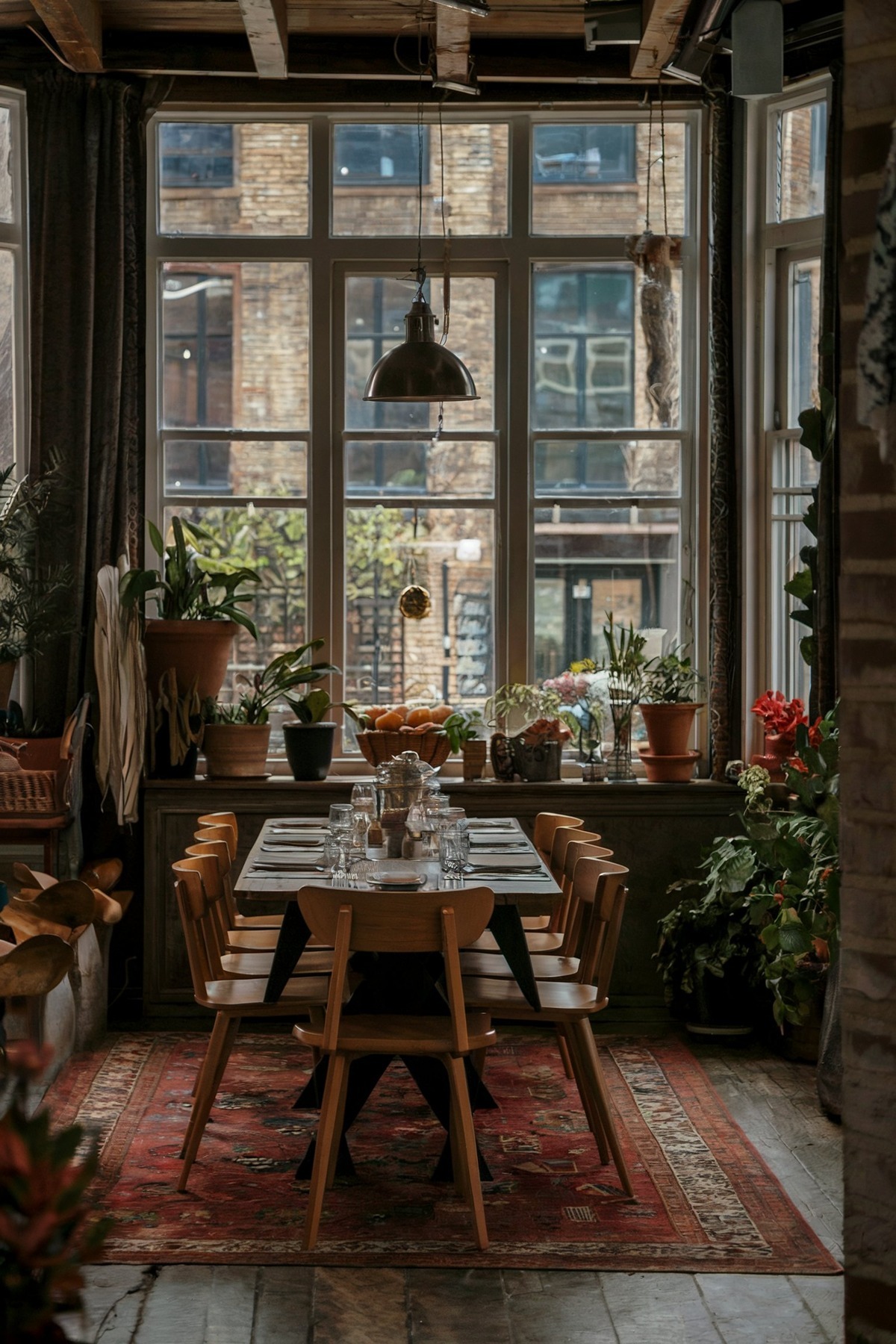 gothic farmhouse dining room ideas