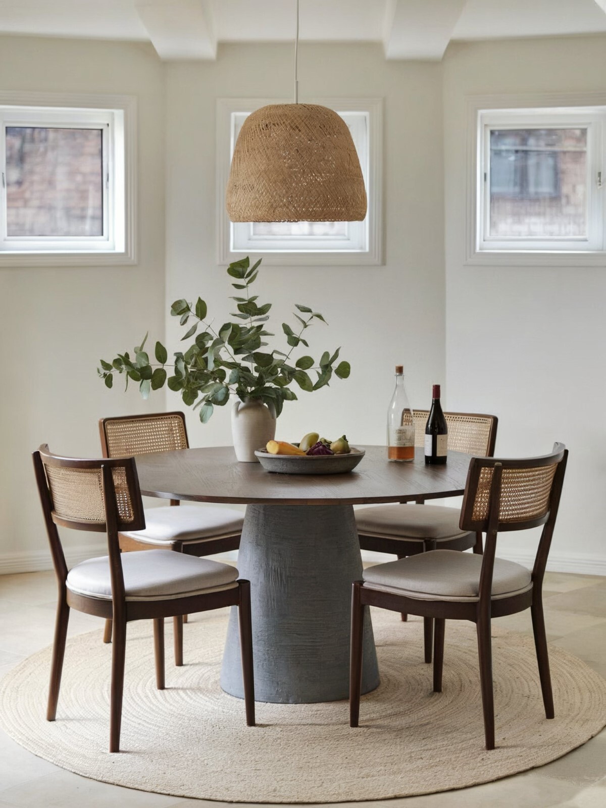 grey dining room ideas modern minimalist elegant dining area with grey chairs and table has a unique grey pedestal base