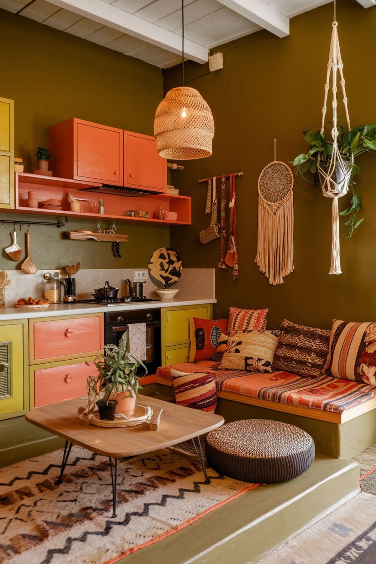 hippie eclectic kitchen design1
