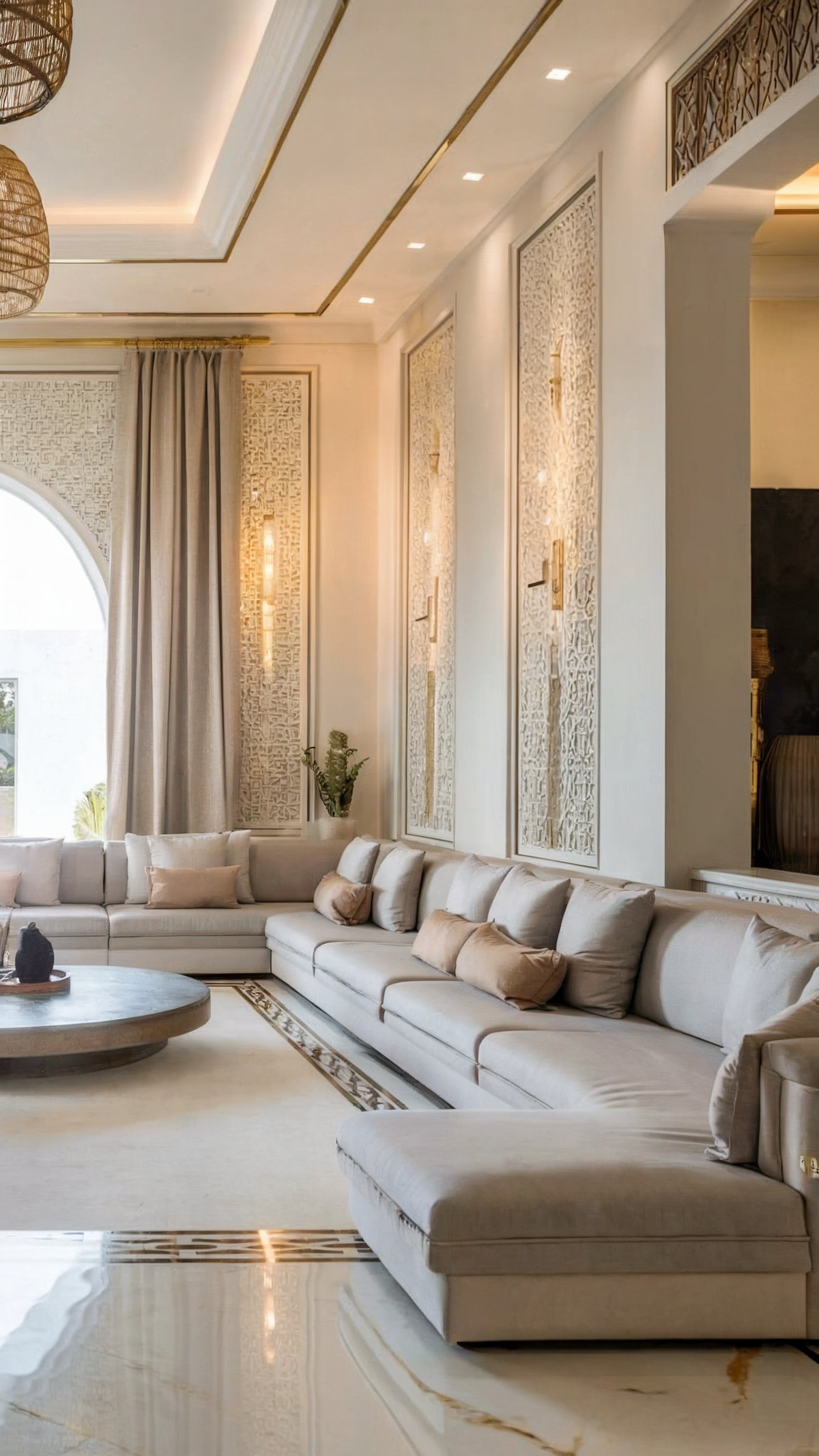 luxury arabic living room design