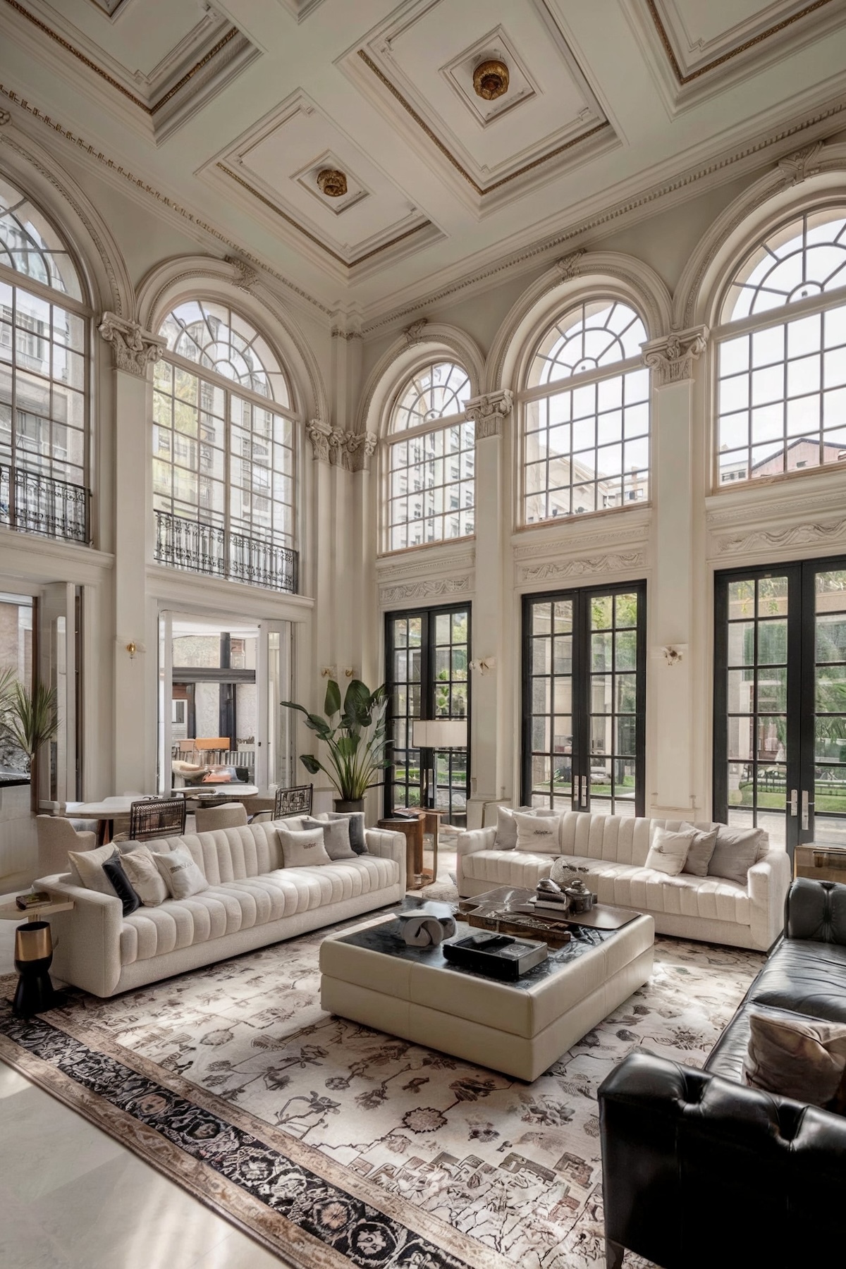 luxury living room design high ceilings