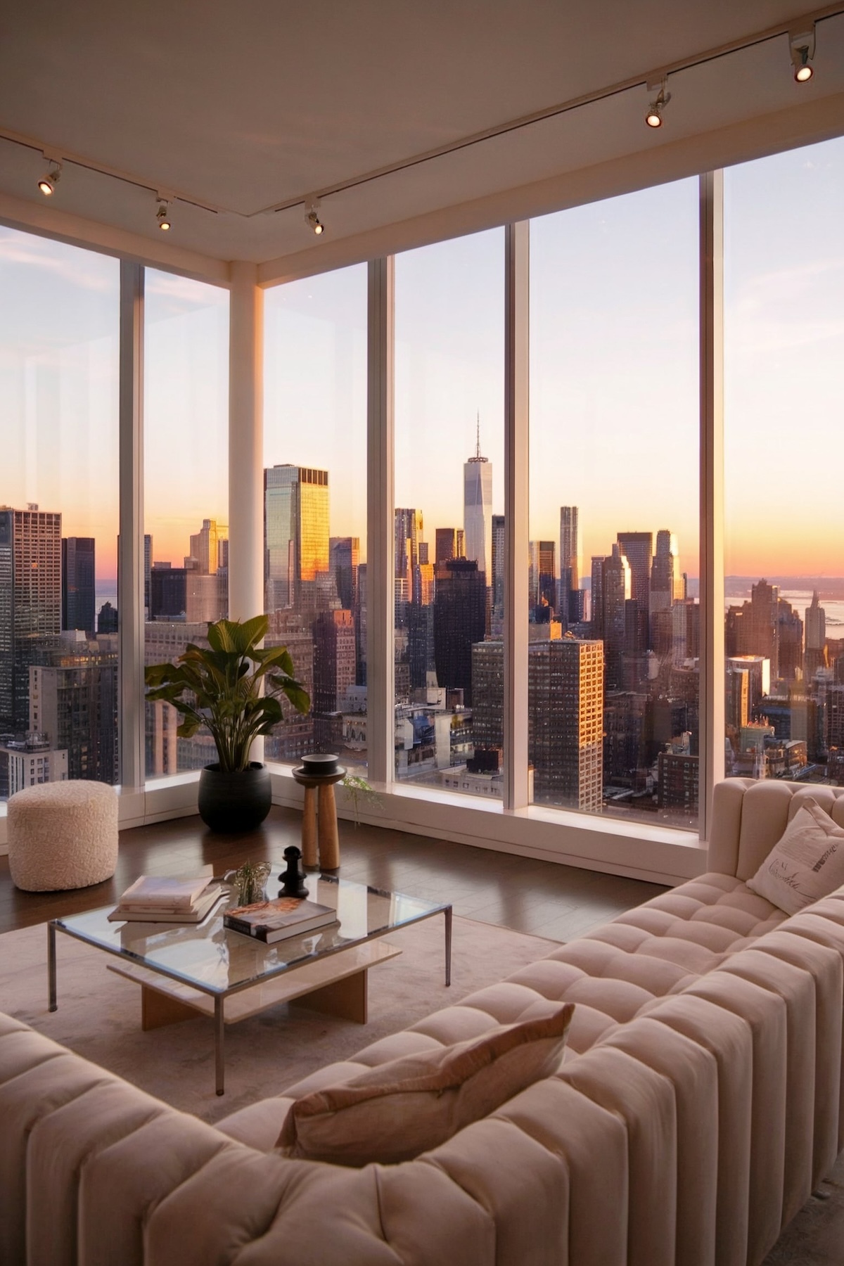 luxury living room design new york